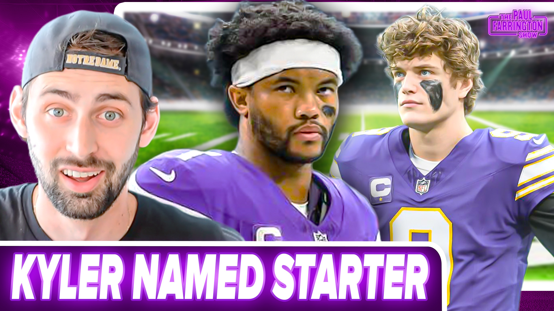 REACTION to Vikings naming Kyler Murray STARTING QB, what's next for JJ McCarthy? episode artwork