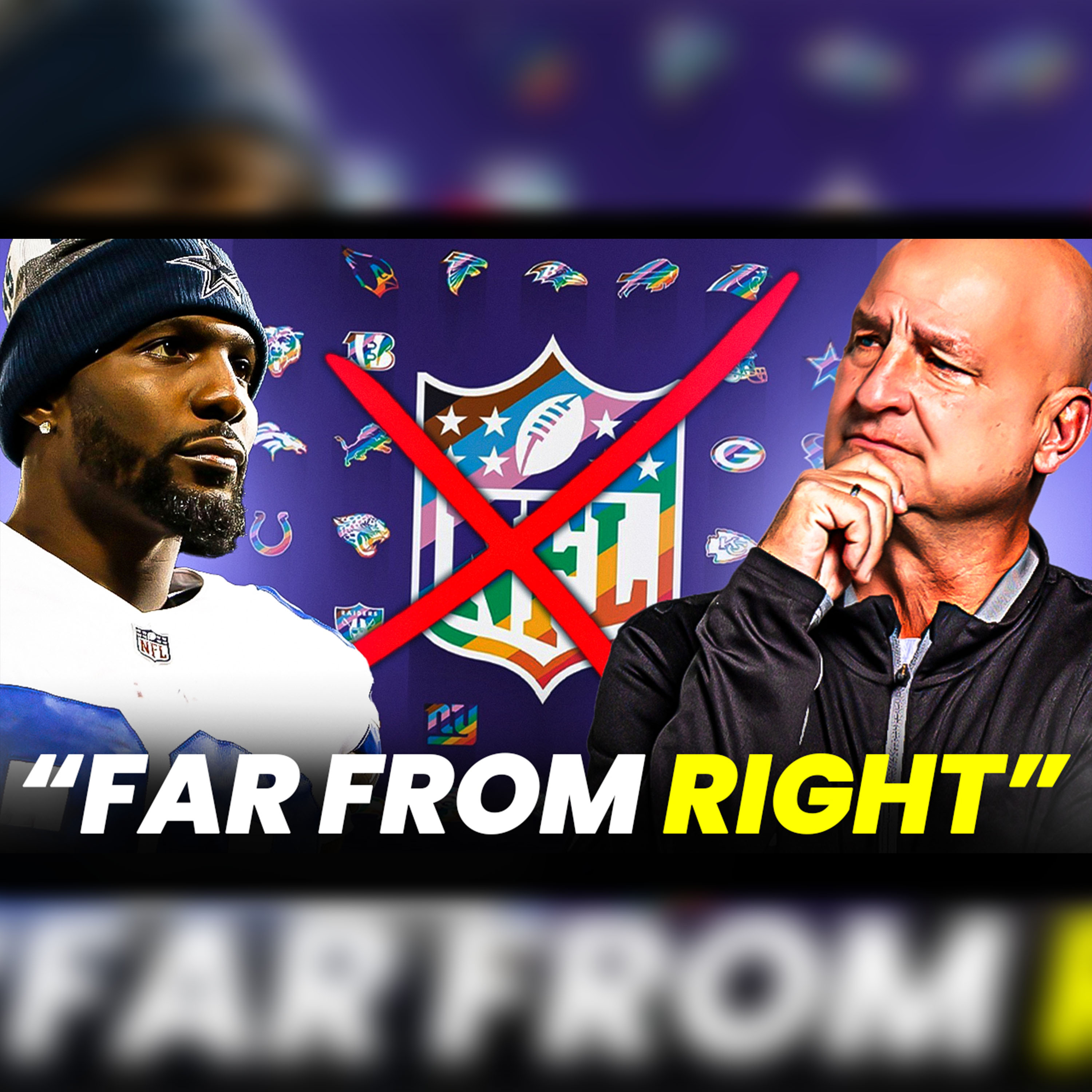 Dez Bryant SLAMS NFL Pride Month Initiatives + Michele Tafoya & Senator Jim Banks | episode artwork