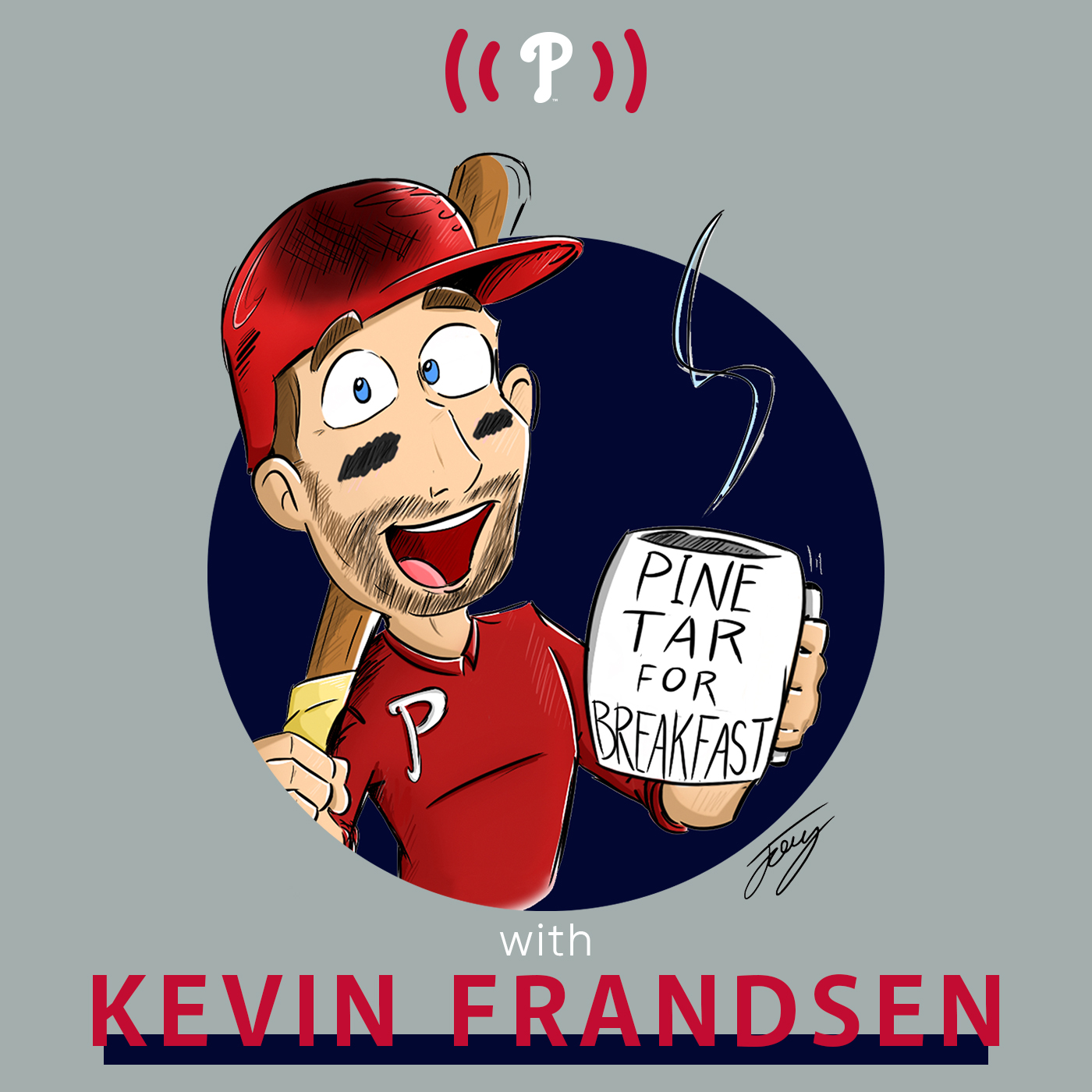 Kevin Frandsen’s Pine Tar for Breakfast Artwork
