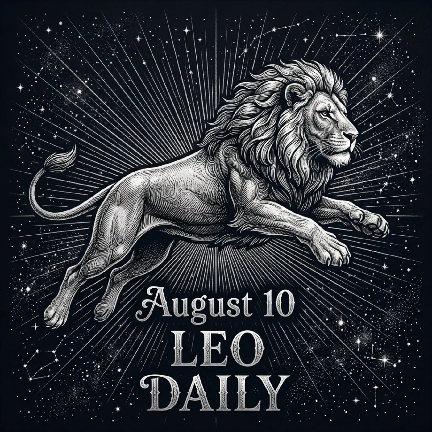 Monday, August 10, 2026 Leo Horoscope Today artwork