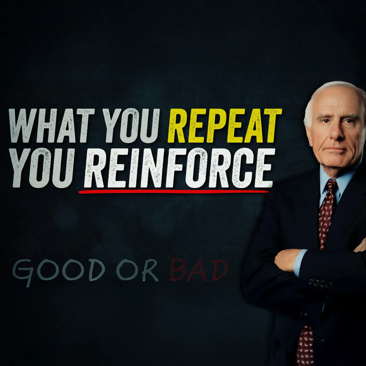 What You Repeat, You Reinforce | Jim Rohn Motivation What You Repeat, You Reinforce | Jim Rohn Motivation