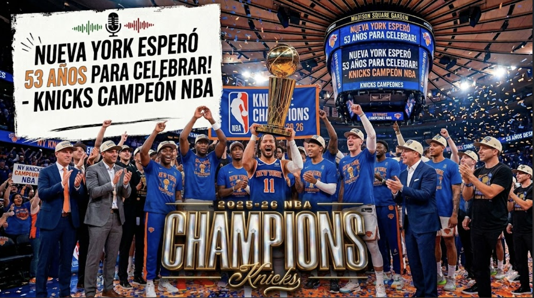 Knicks Campeones NBA NuevaYork espero 53 años🏀 episode artwork