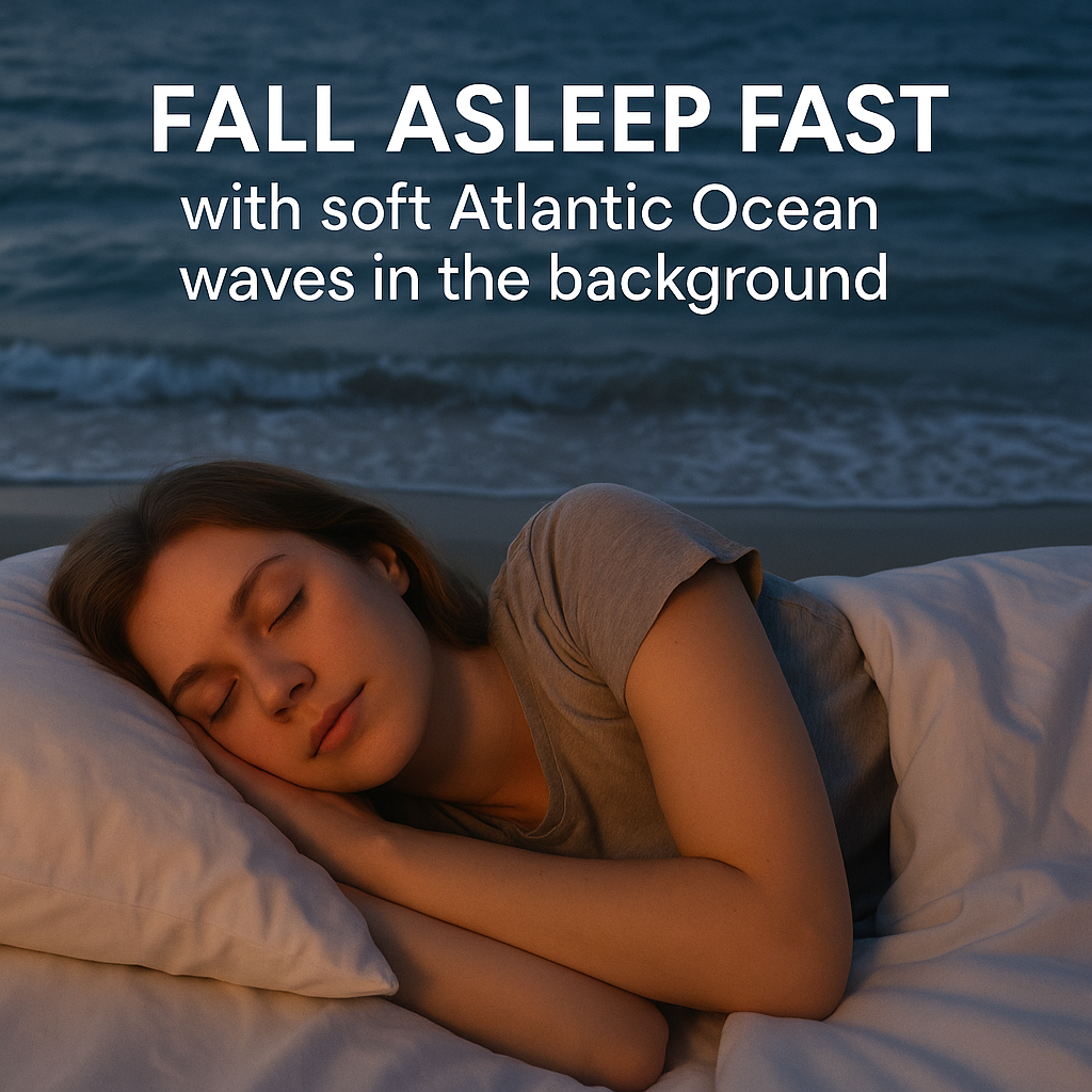 Fall Asleep Fast with Soft Atlantic Ocean Waves in the Background