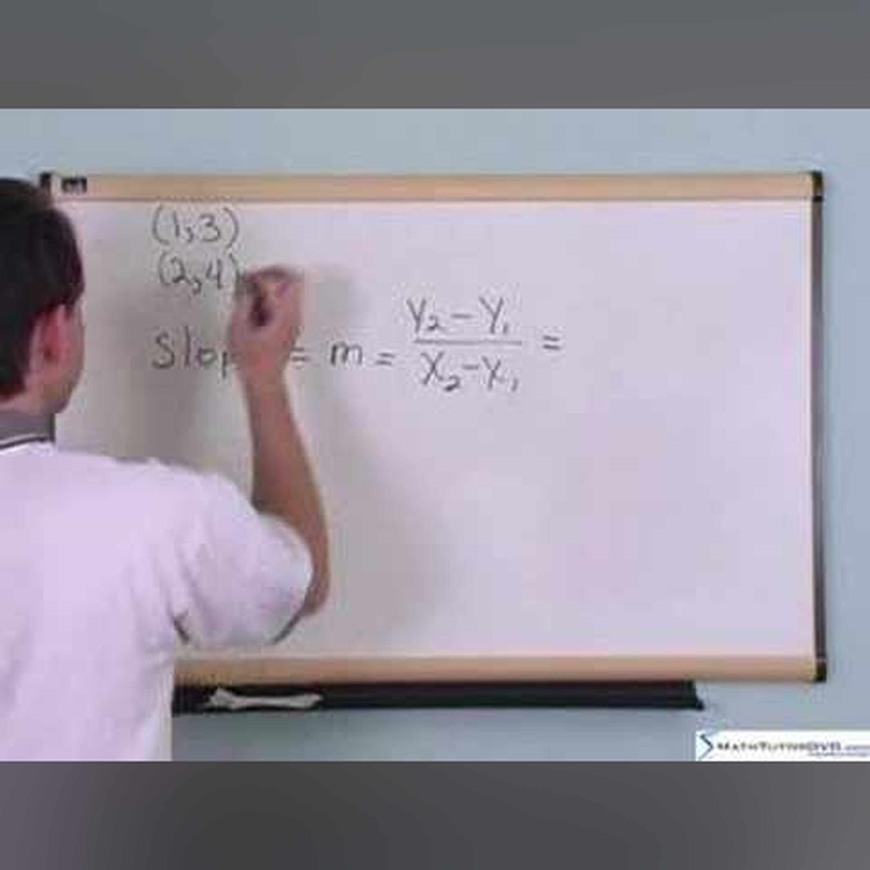 Slope Of A Line - Algebra Tutorial