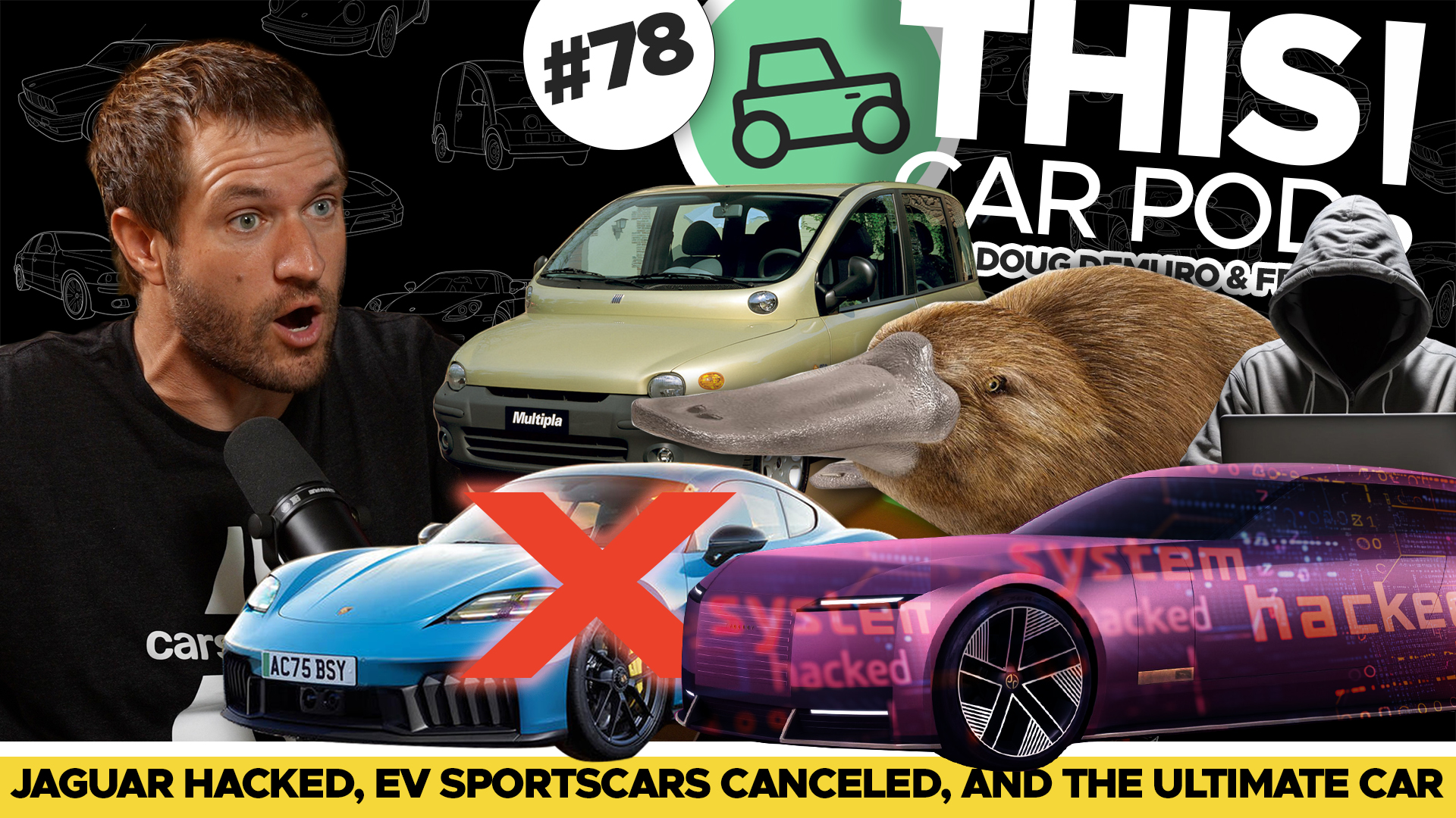 The Ugliest Car Ever, EV Sports Cars Are Cancelled, and Jaguar Land Rover Hacked?