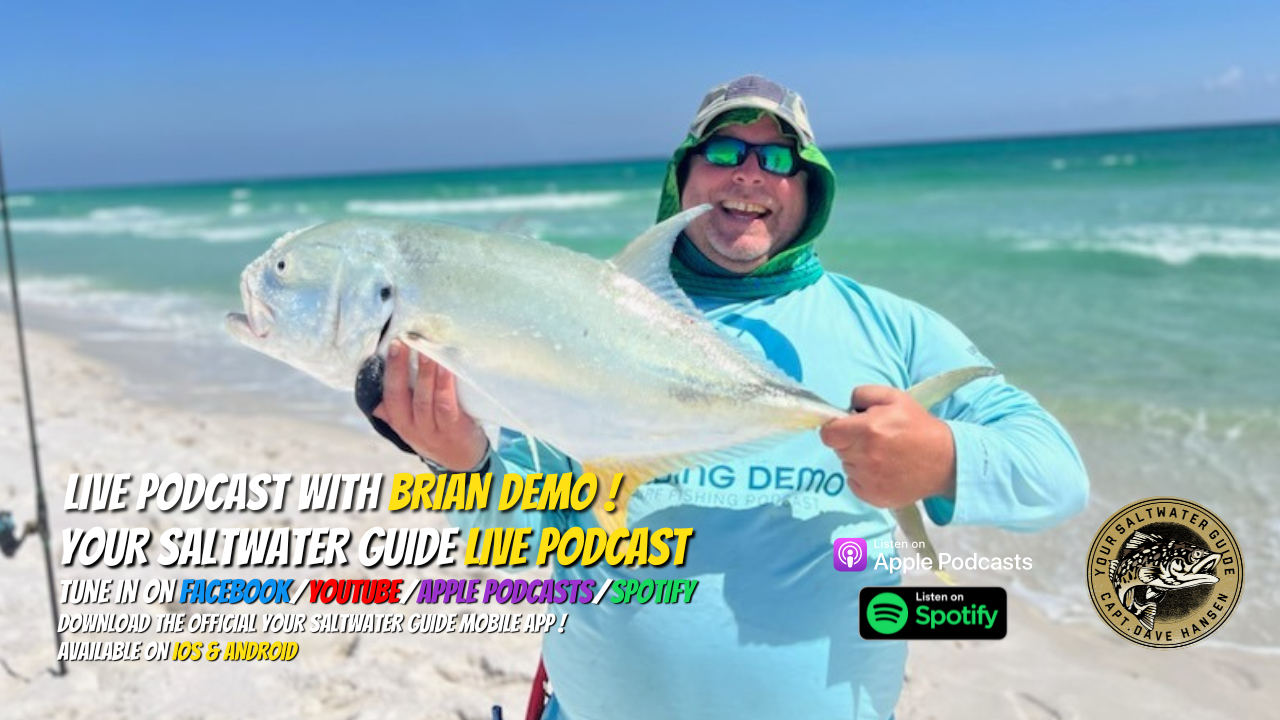 LIVE Podcast with Brian Demo - Finding Demo Surf Fishing Podcast !