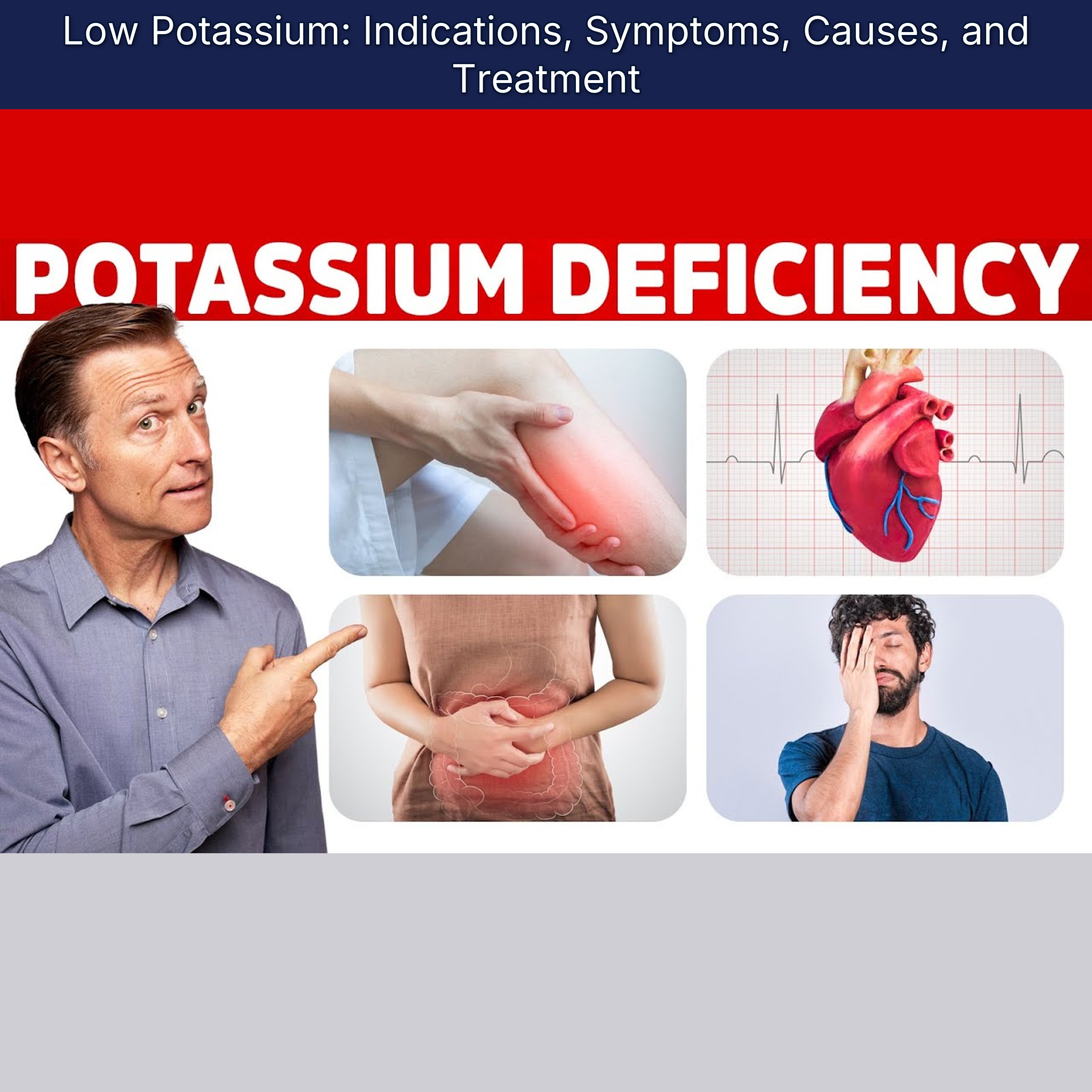 Low Potassium: Indications, Symptoms, Causes, and Treatment