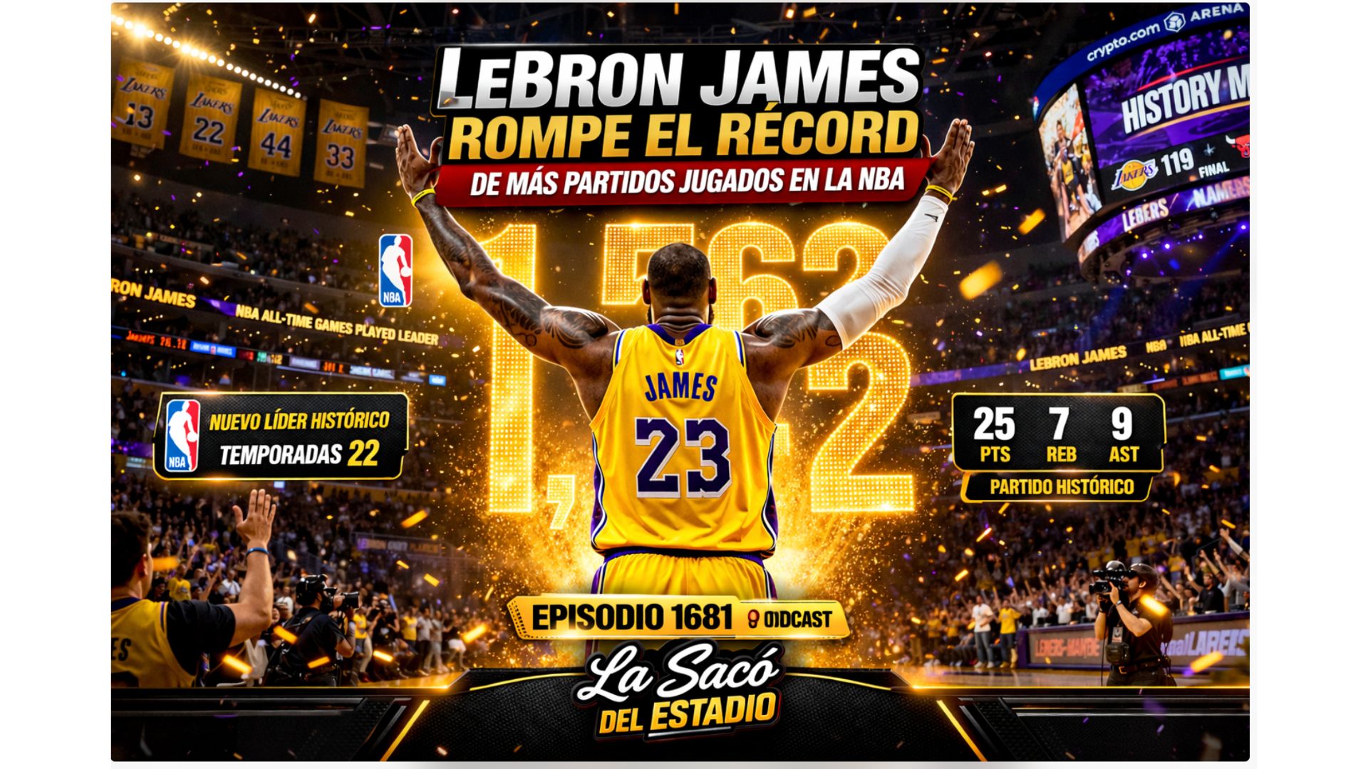 Lebron entra en la historia 🏀 episode artwork