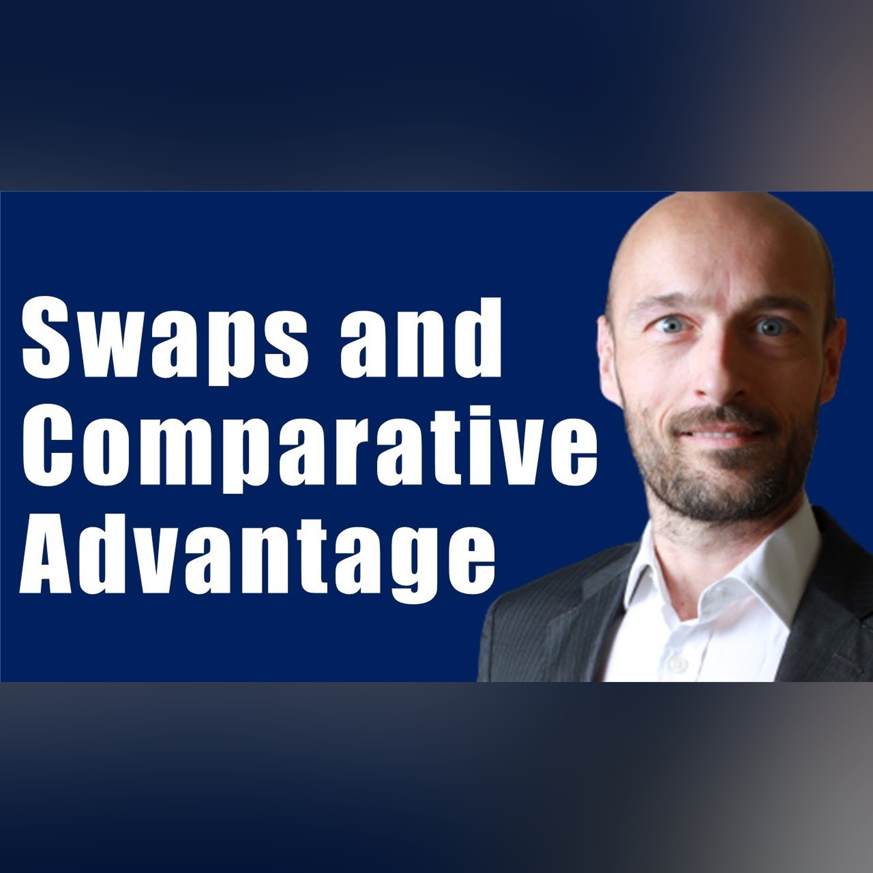 Swaps and The Law of Comparative Advantage - How to do the comparative advantage swap calculation.