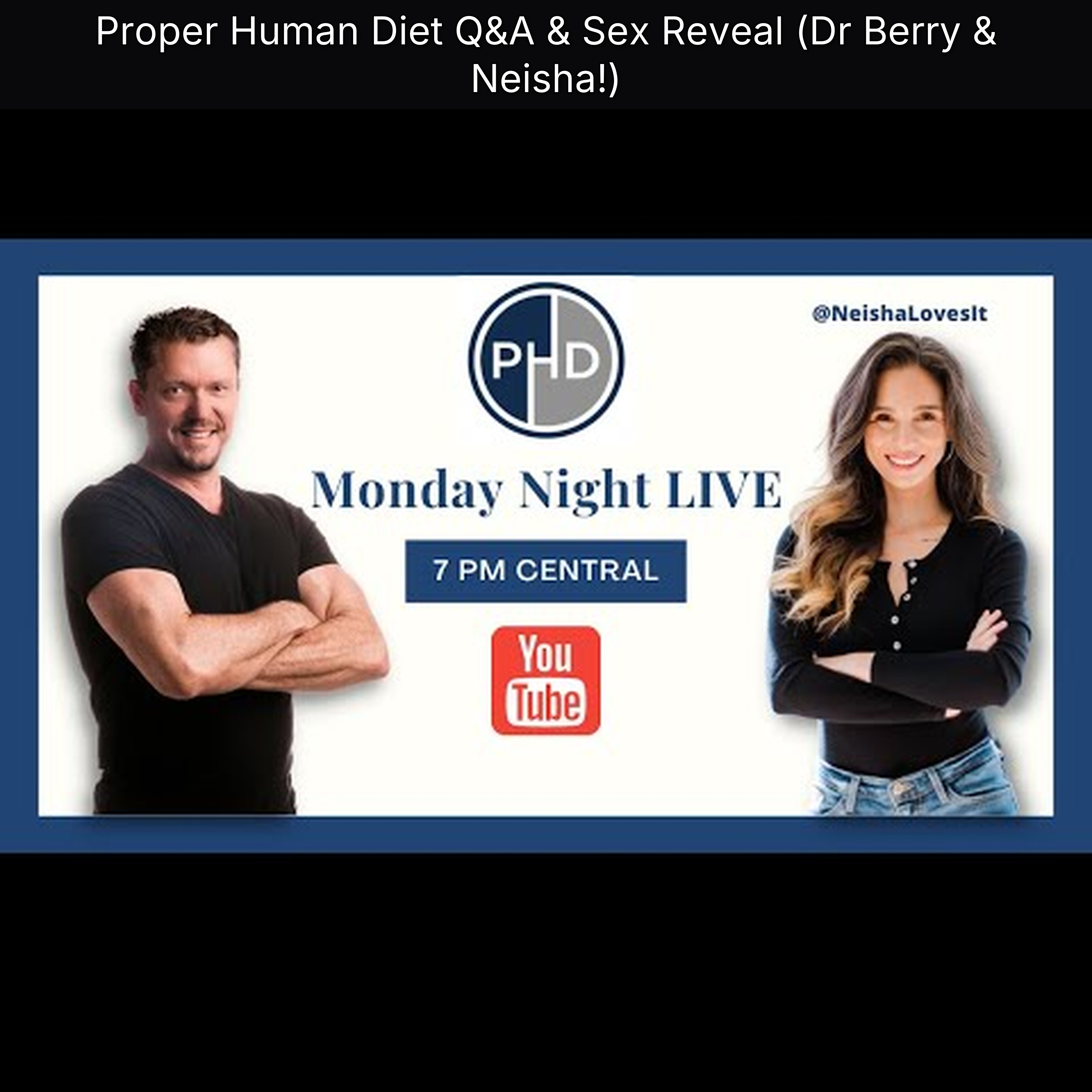 Proper Human Diet Q&A & Sex Reveal (Dr Berry & Neisha!)