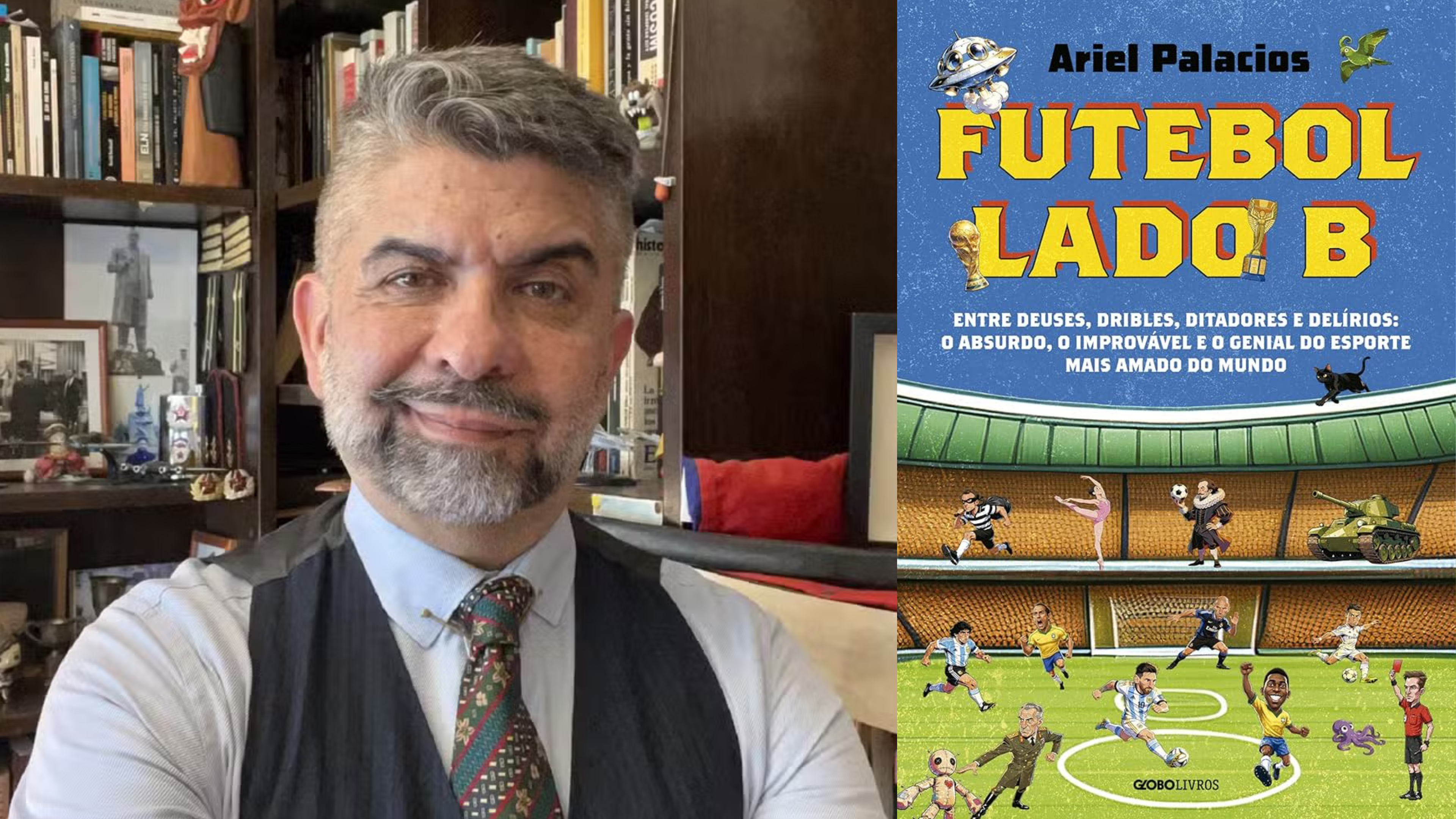Ariel Palacios lança livro 'Futebol Lado B': ‘Quis ver o que geralmente ignoramos ou não percebemos’ episode artwork