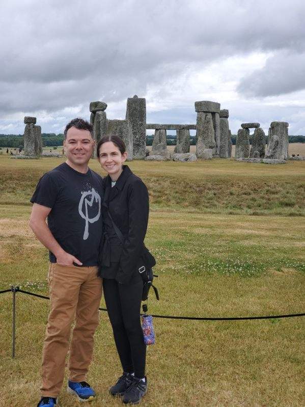 Abigail Vacca and Keith Berthiaume - exploring UNESCO world heritage