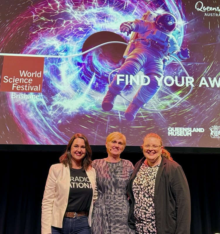 Download this brain: we're live from World Science Festival Brisbane!