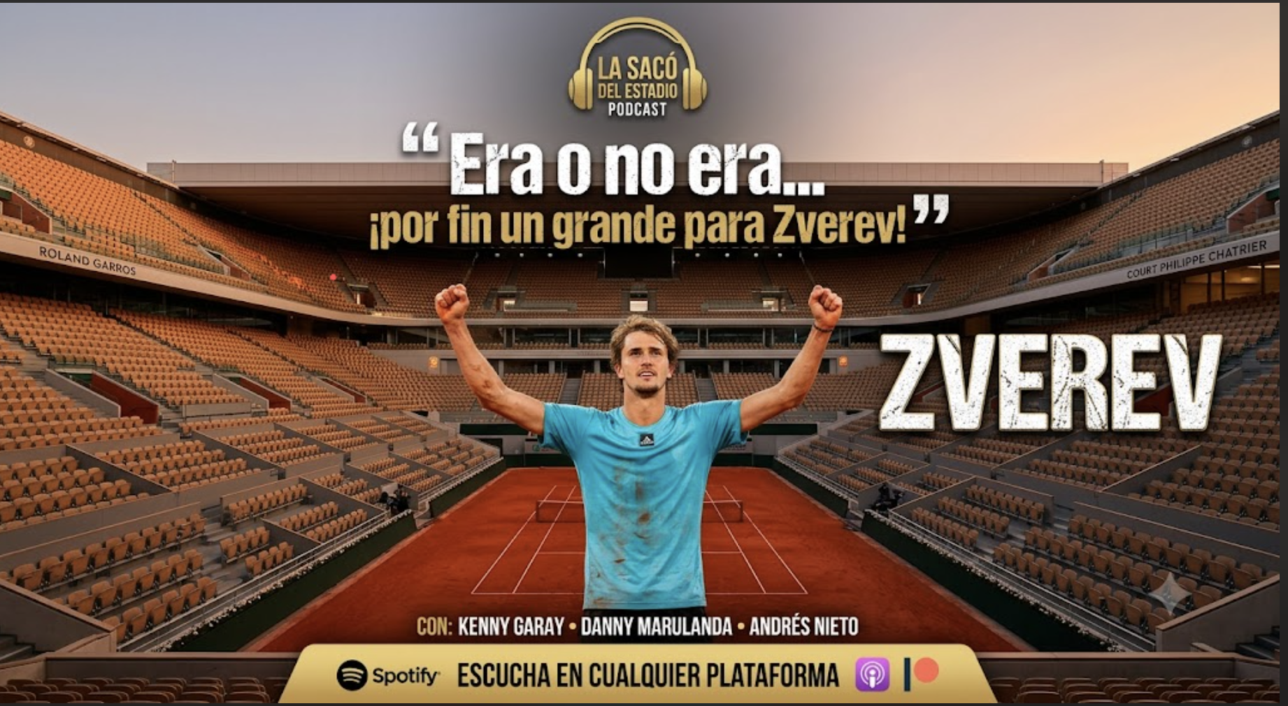 Era o no era! por fin un grande para Zverev🎾 episode artwork