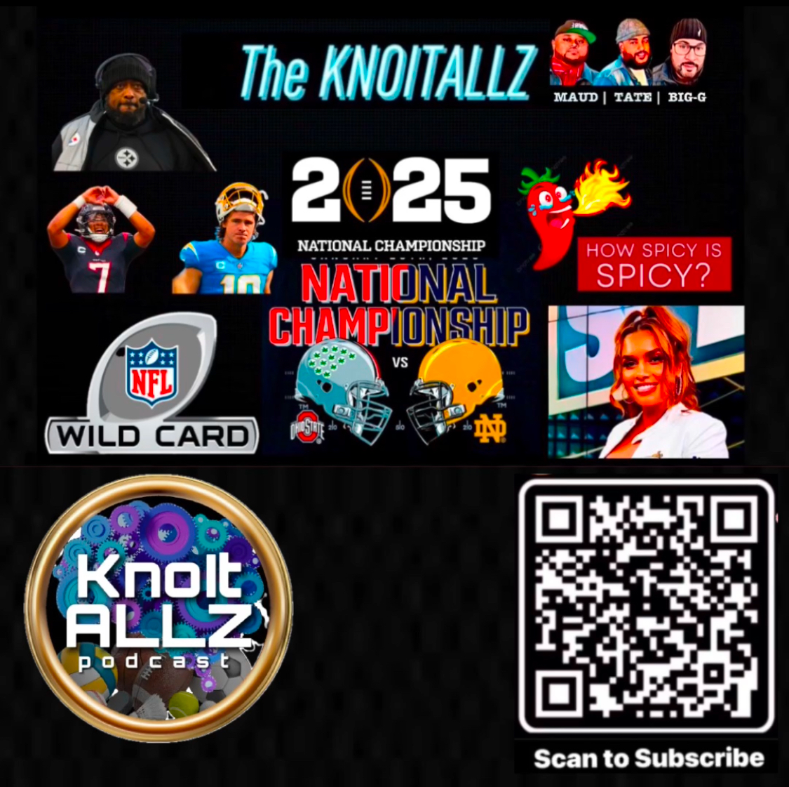 KnoItAllz Podcast EP 187: “The Nati Set | Wildcard Playoff Weekend | Joy Taylor FOX Sports is Spicy”