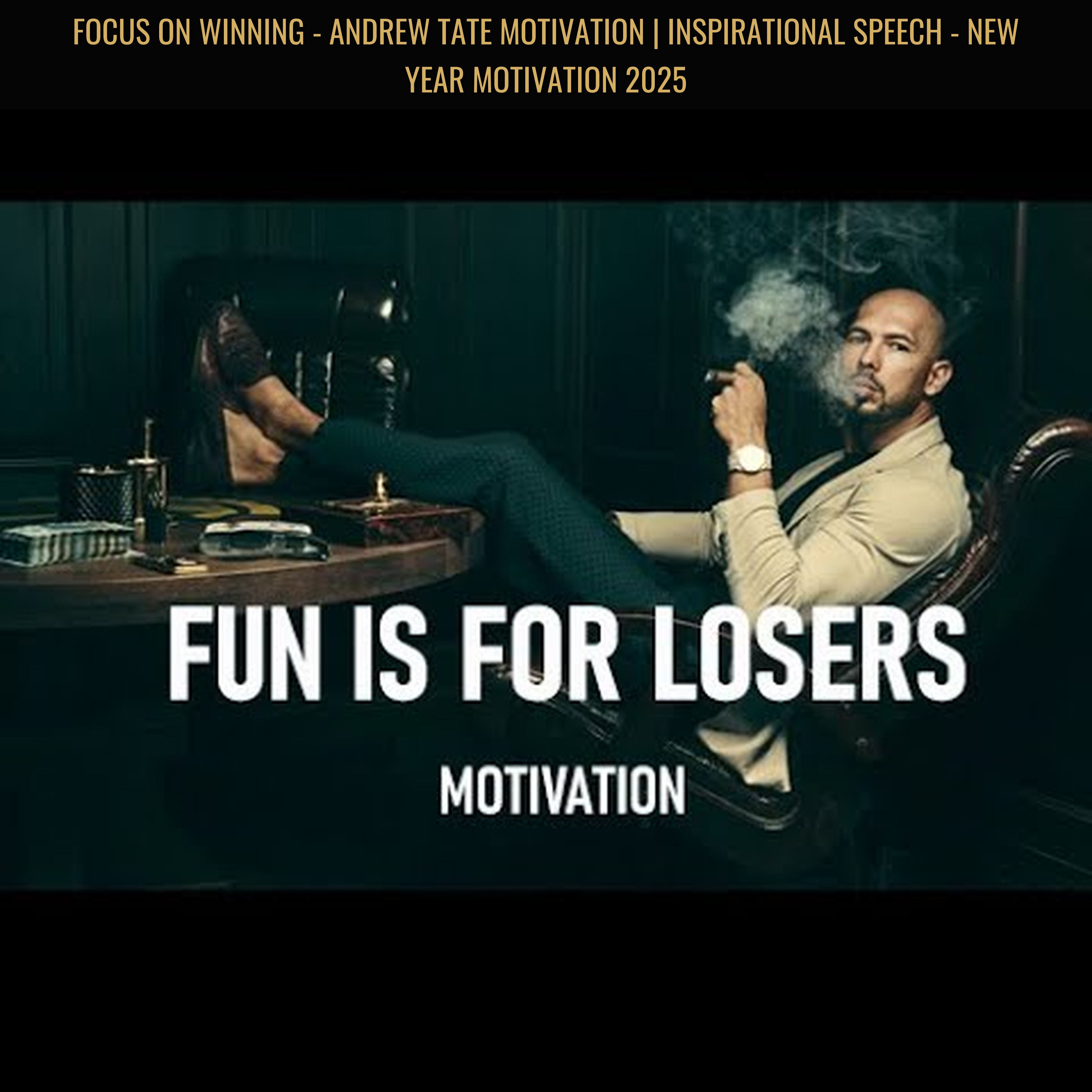 FOCUS ON WINNING - Andrew Tate Motivation | Inspirational Speech - NEW YEAR Motivation 2025