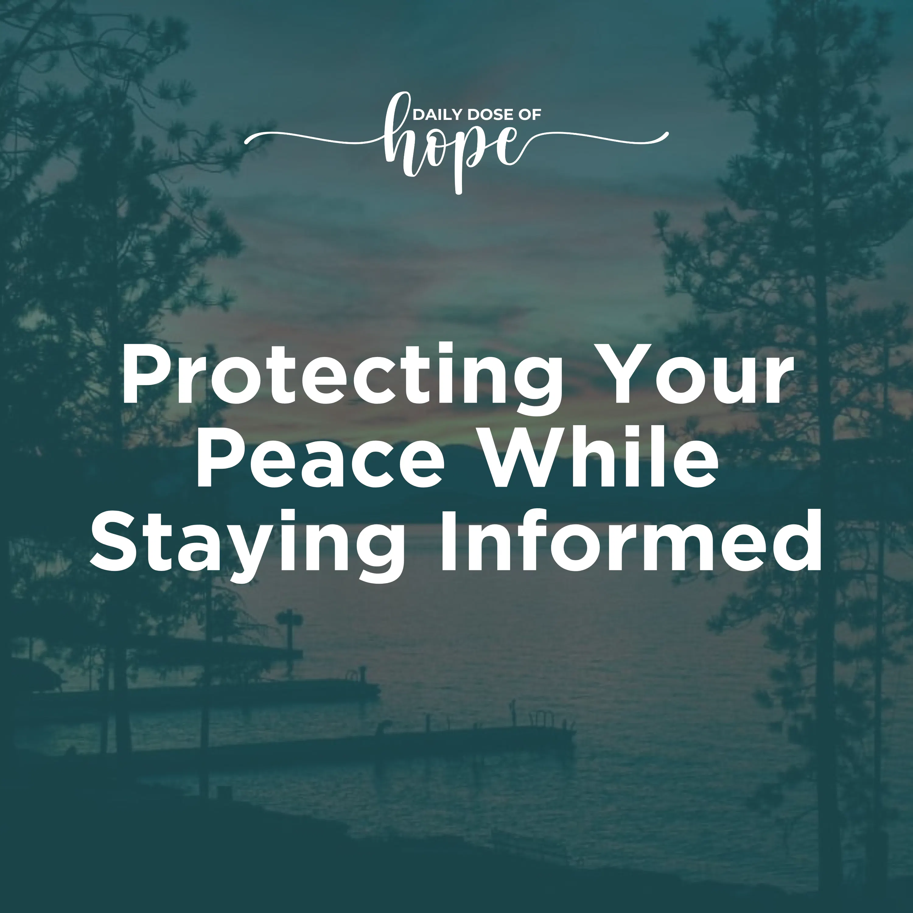 Protecting Your Peace While Staying Informed EP 394 episode artwork