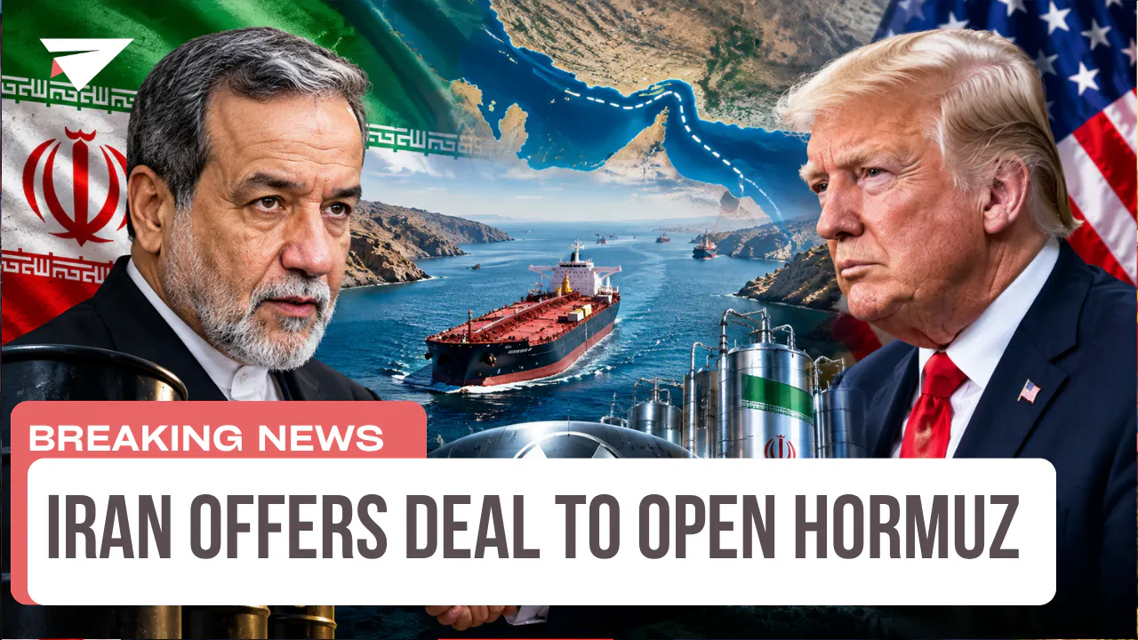 Iran Offers Deal to Open Hormuz, Breaking News