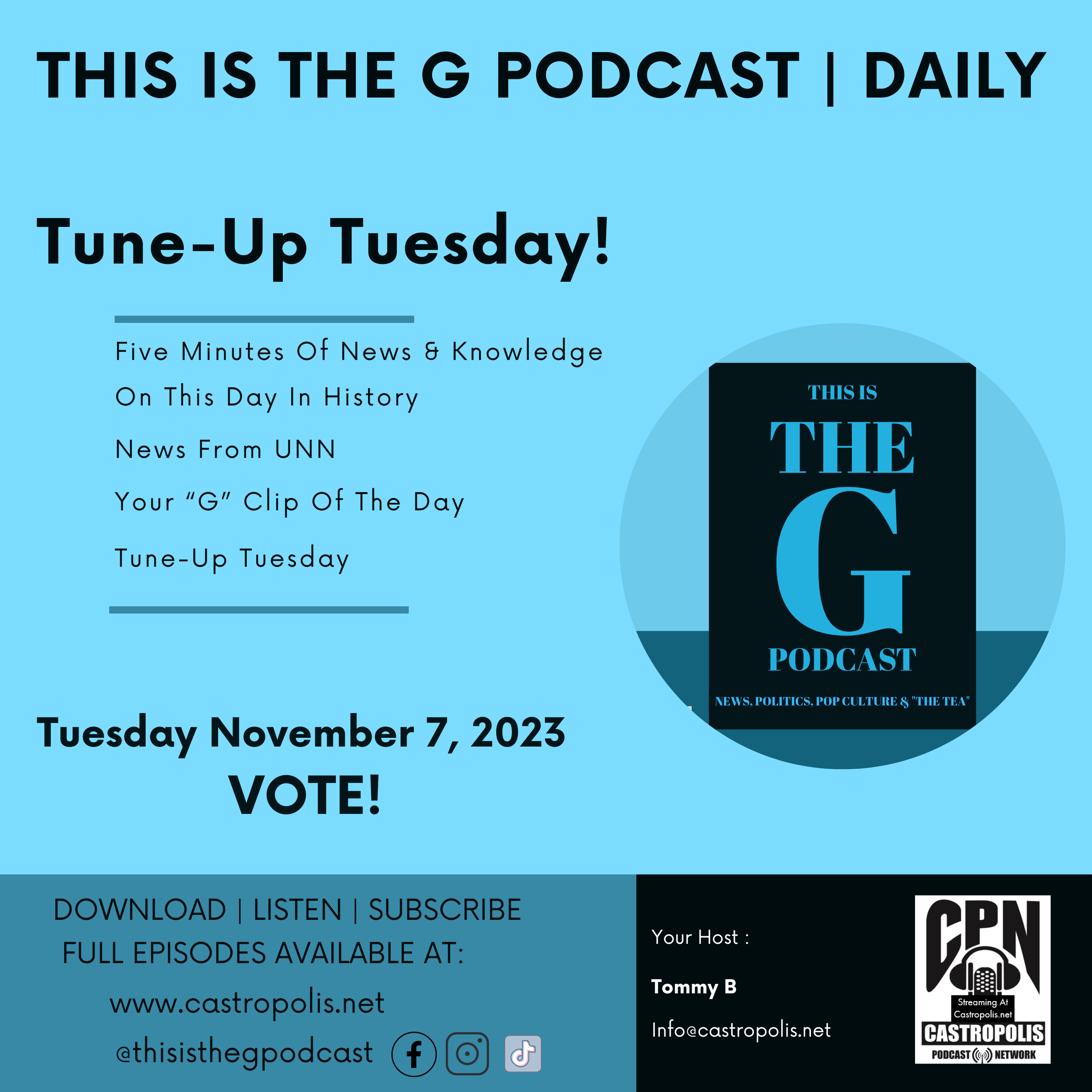 This Is The G Podcast Daily November 7, 2023 episode artwork