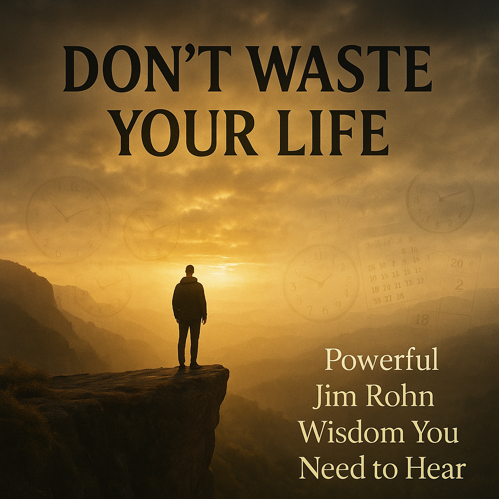 DON'T WASTE YOUR LIFE - Powerful Jim Rohn Wisdom You Need to Hear