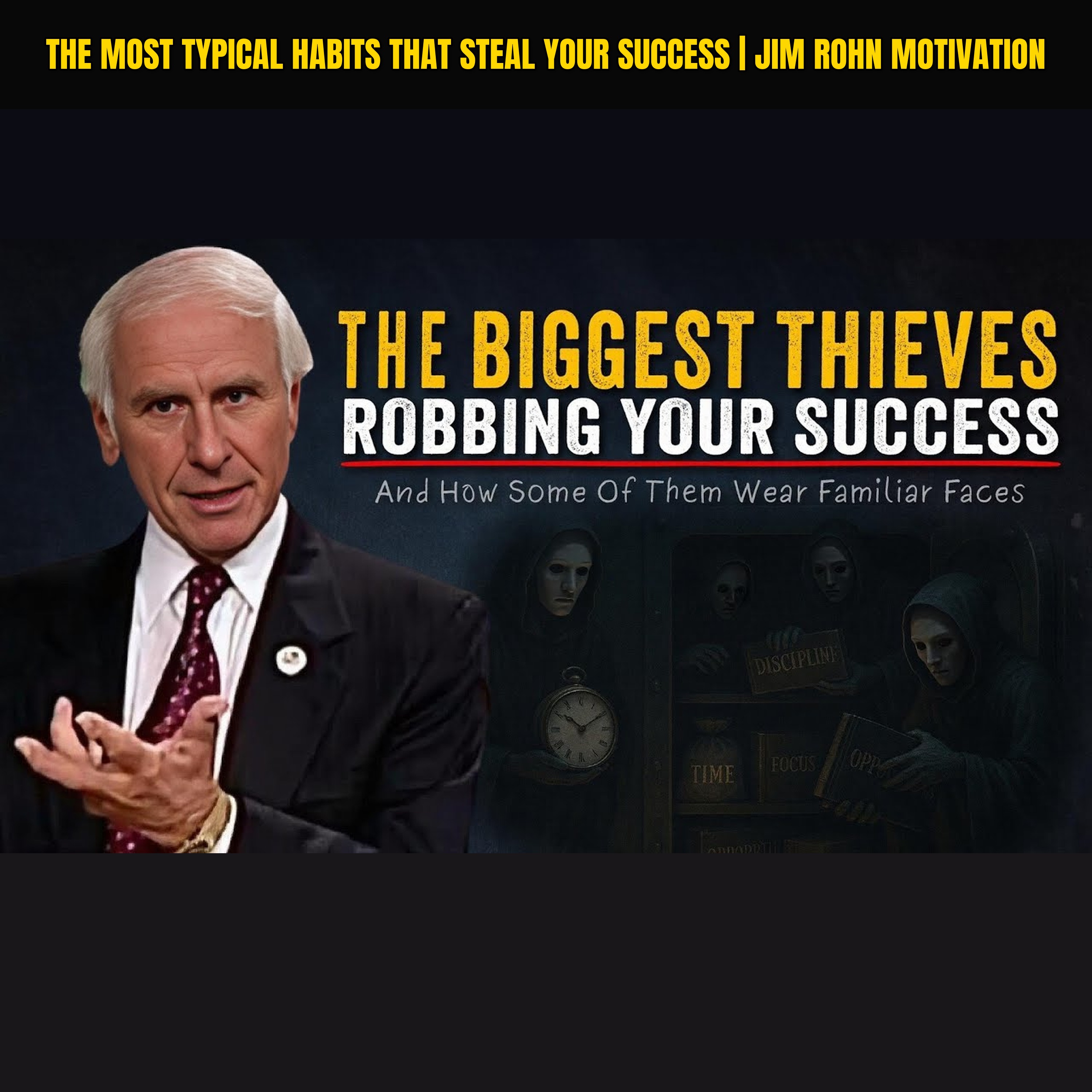 The Most Typical Habits That Steal Your Success | Jim Rohn Motivation