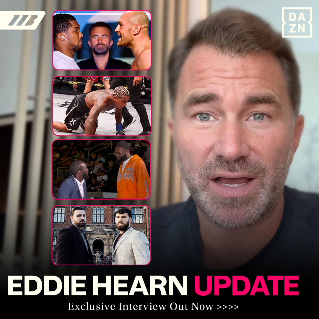 Eddie Hearn On Conor Benn KO Loss To Ryan Garcia, Joshua Vs Fury, Crawford Vs Boots, Hedges Vs Brown