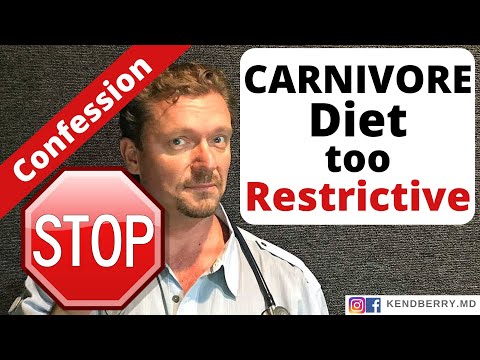 Doctor Admits CARNIVORE DIET is Too Restrictive (All Meat Diet?)