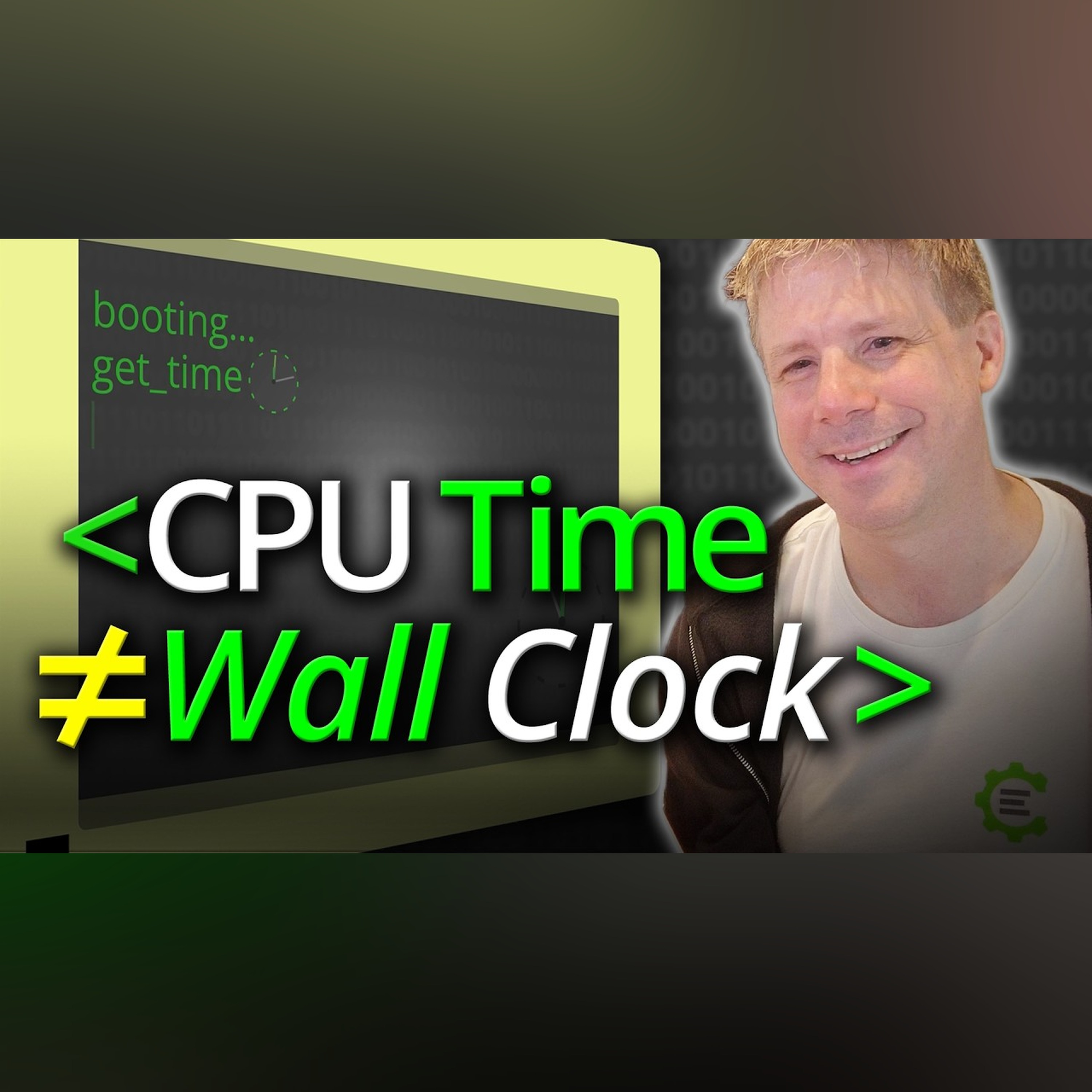 Why CPU Time ≠ Wall Clock Time! - Computerphile episode artwork