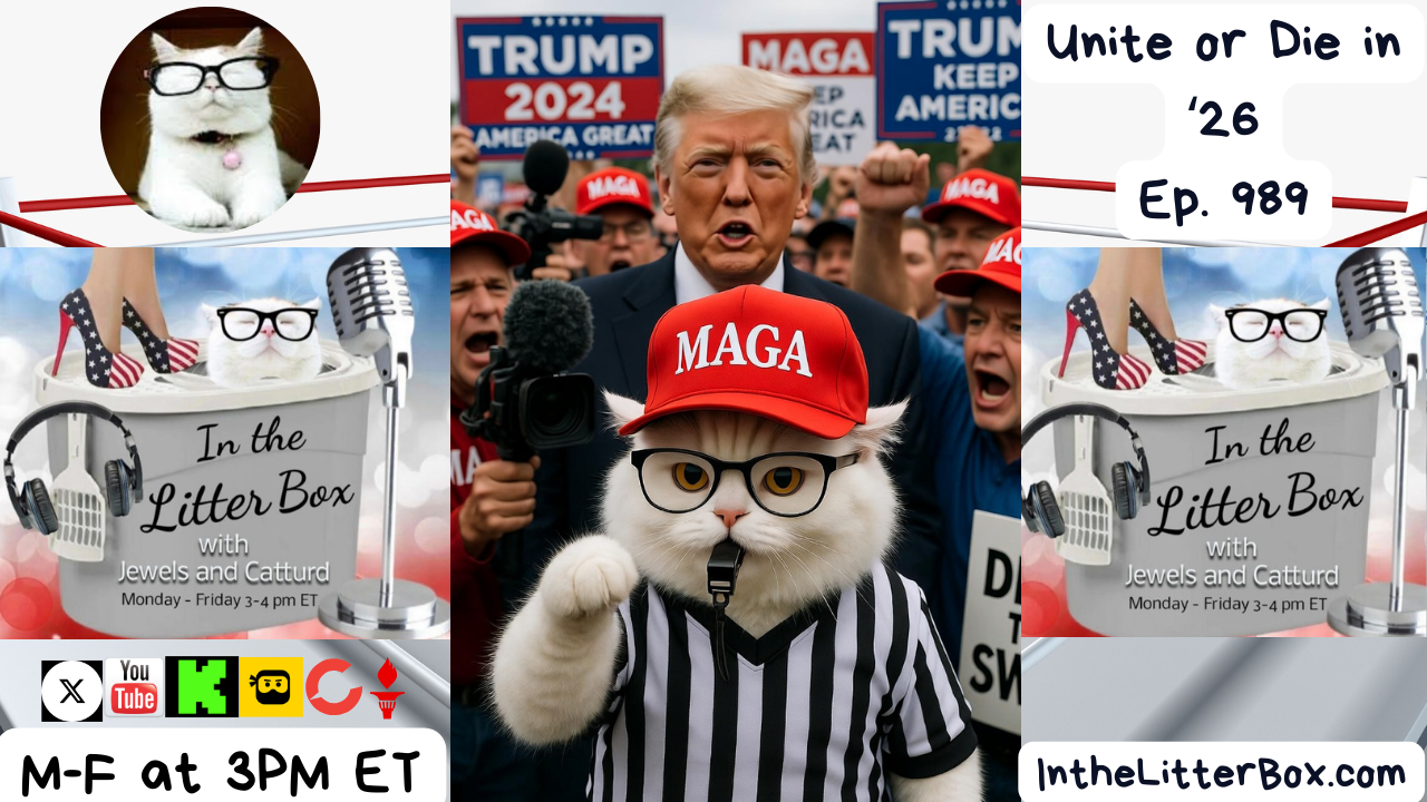 Unite or Die in '26 | In the Litter Box w/ Jewels Jones & Catturd – Ep. 989– 3/17/2026