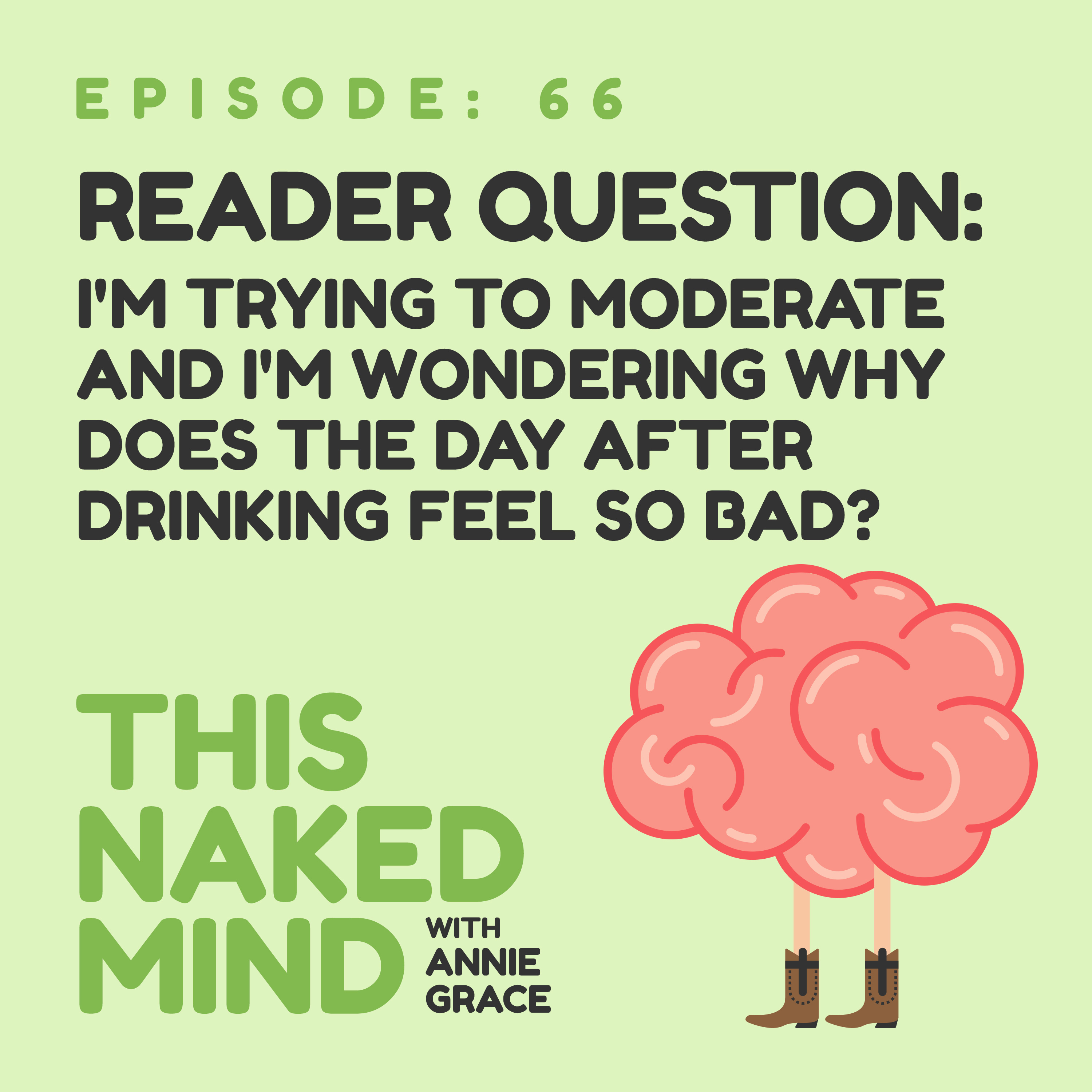 EP 66: Reader Question - I'm trying to moderate and I'm wondering why does the day after drinking feel so bad?