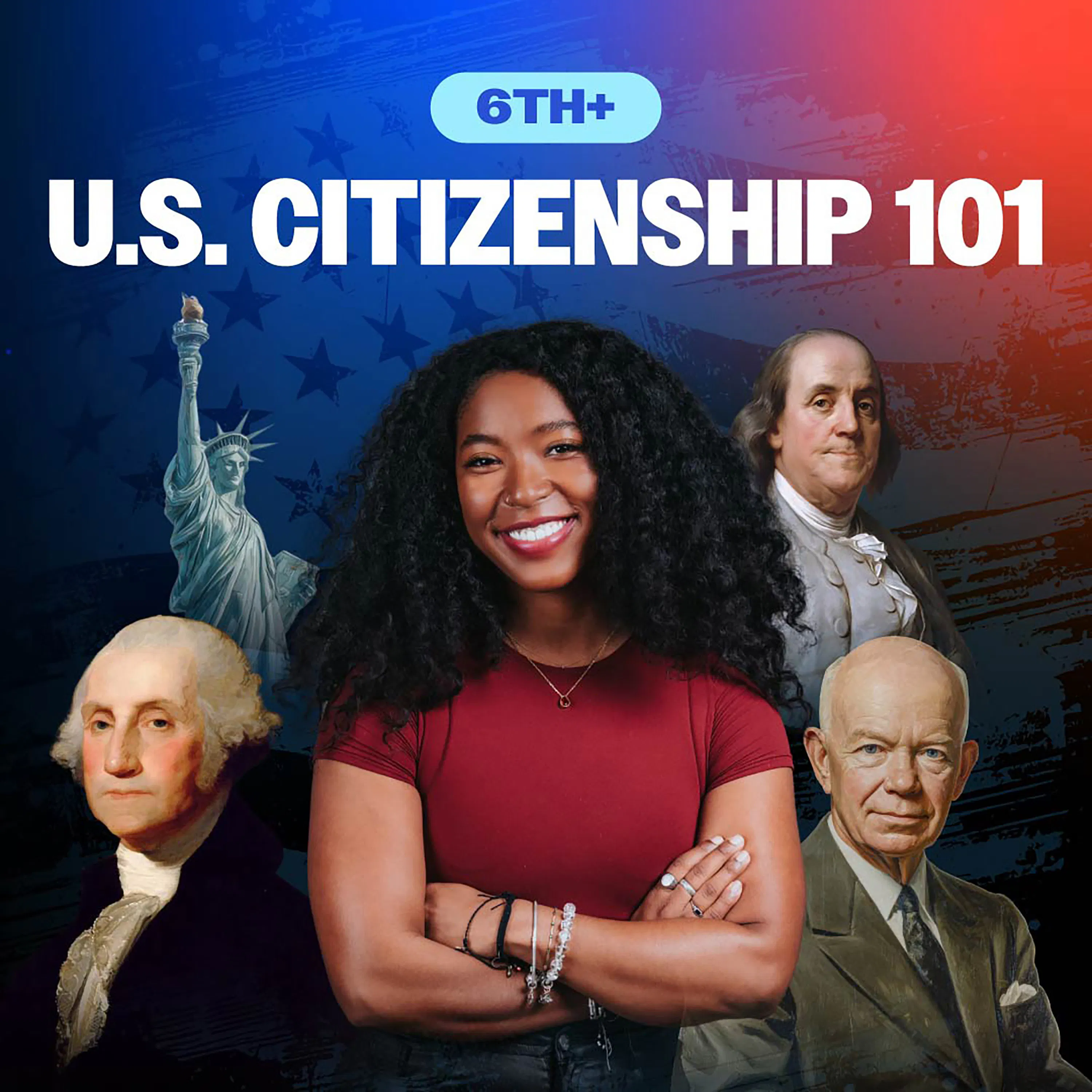 Logo of the podcast U.S. Citizenship 101 | PragerU Kids Podcast U.S. Citizenship 101 | PragerU Kids