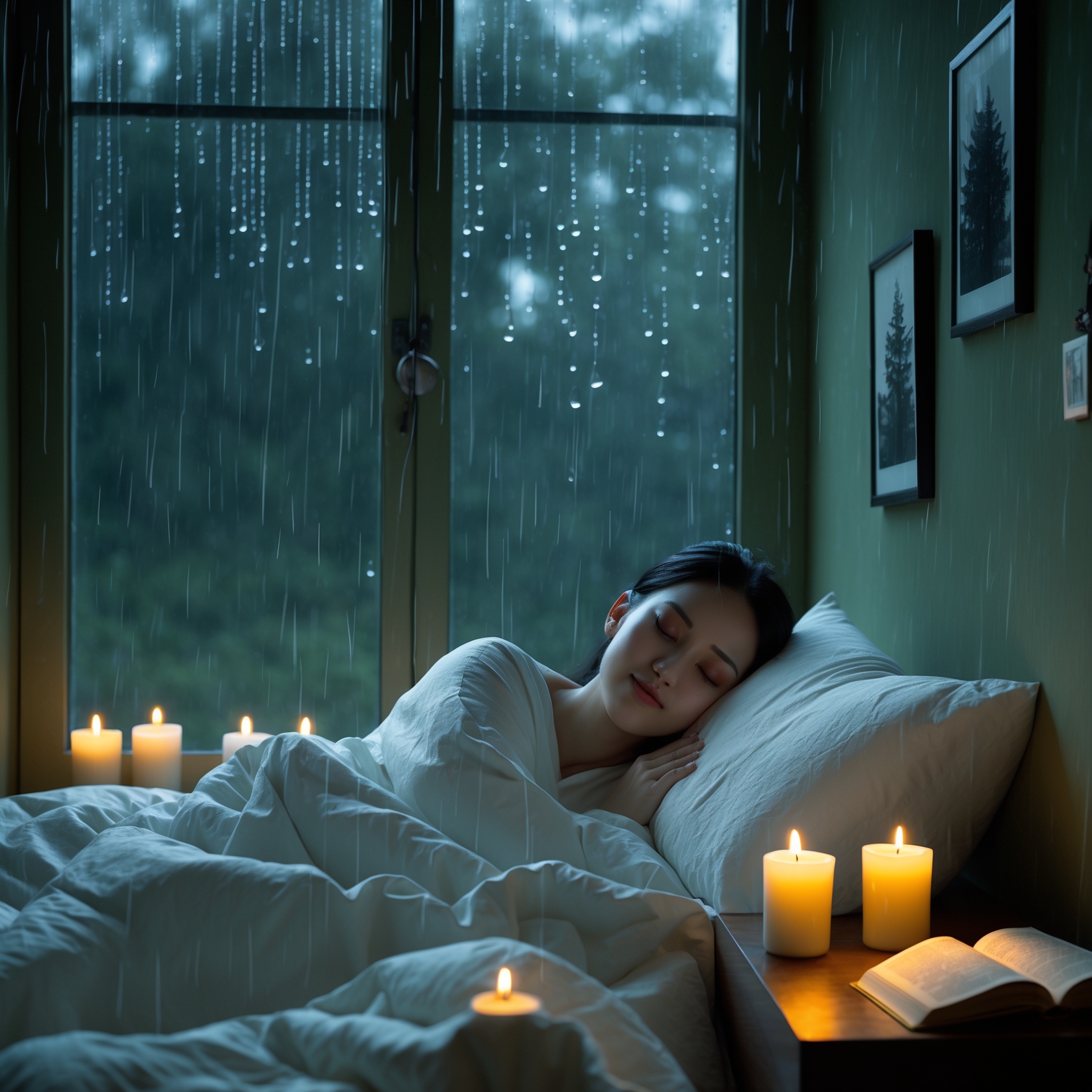 Deep Sleep During the Rainy Night - Rain Sounds For Sleeping - Beat Insomnia, ASMR, RELAX, Study