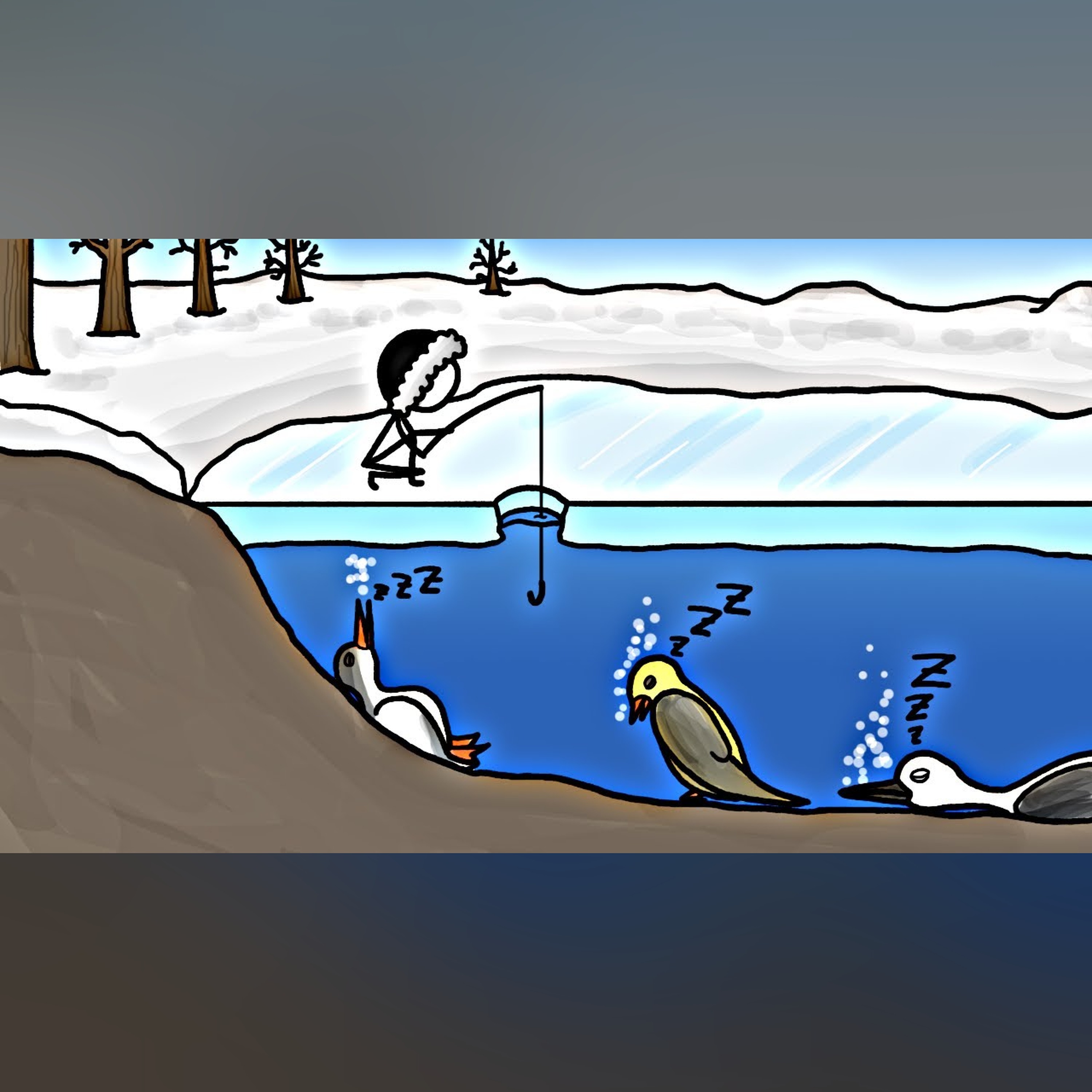 Birds that Hibernate in Lakes?!