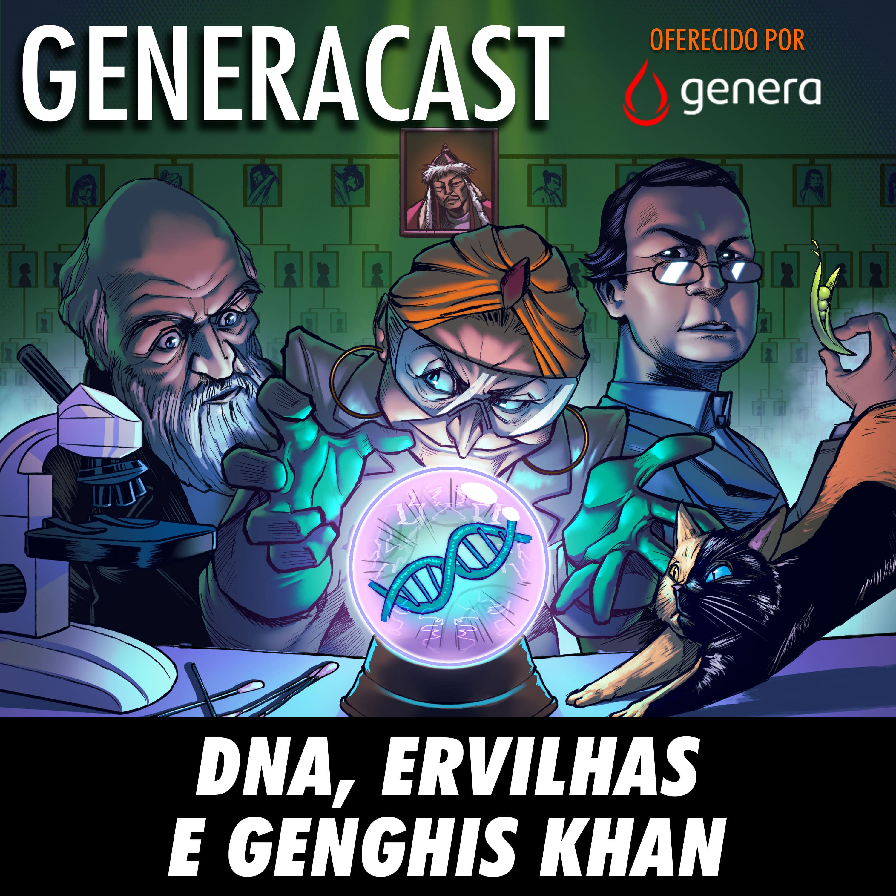 Generacast 01 - DNA, ervilhas e Genghis Khan