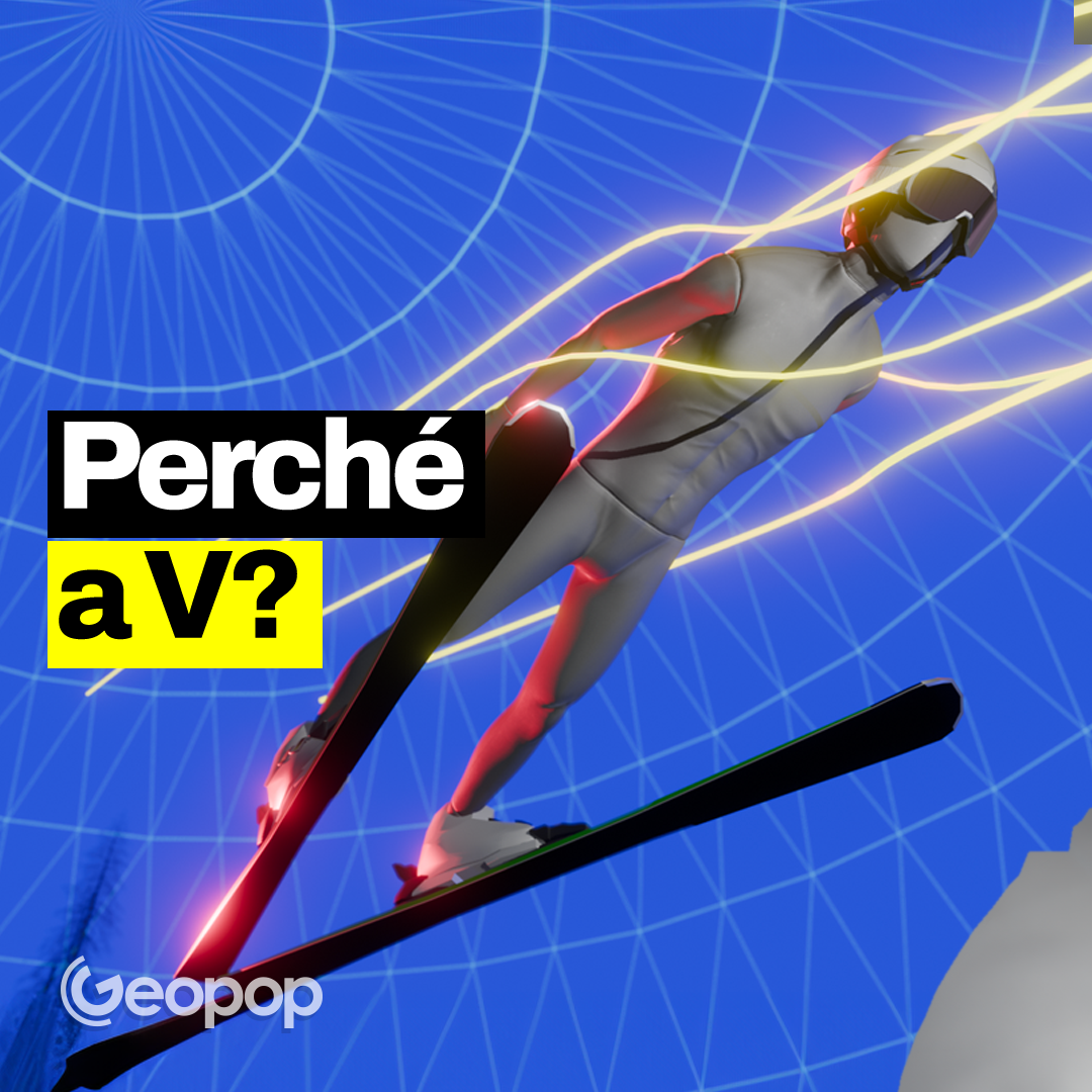 337 - La fisica del salto con gli sci, lo sport olimpico da record: perché saltano a V e come atterrano