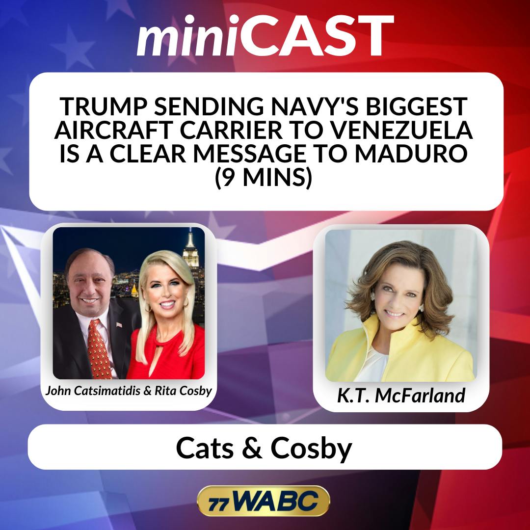 KT McFarland: Trump Sending Navy's Biggest Aircraft Carrier to Venezuela is a Clear Message to Maduro (9 min) KT McFarland: Trump Sending Navy's Biggest Aircraft Carrier to Venezuela is a Clear Message to Maduro (9 min)