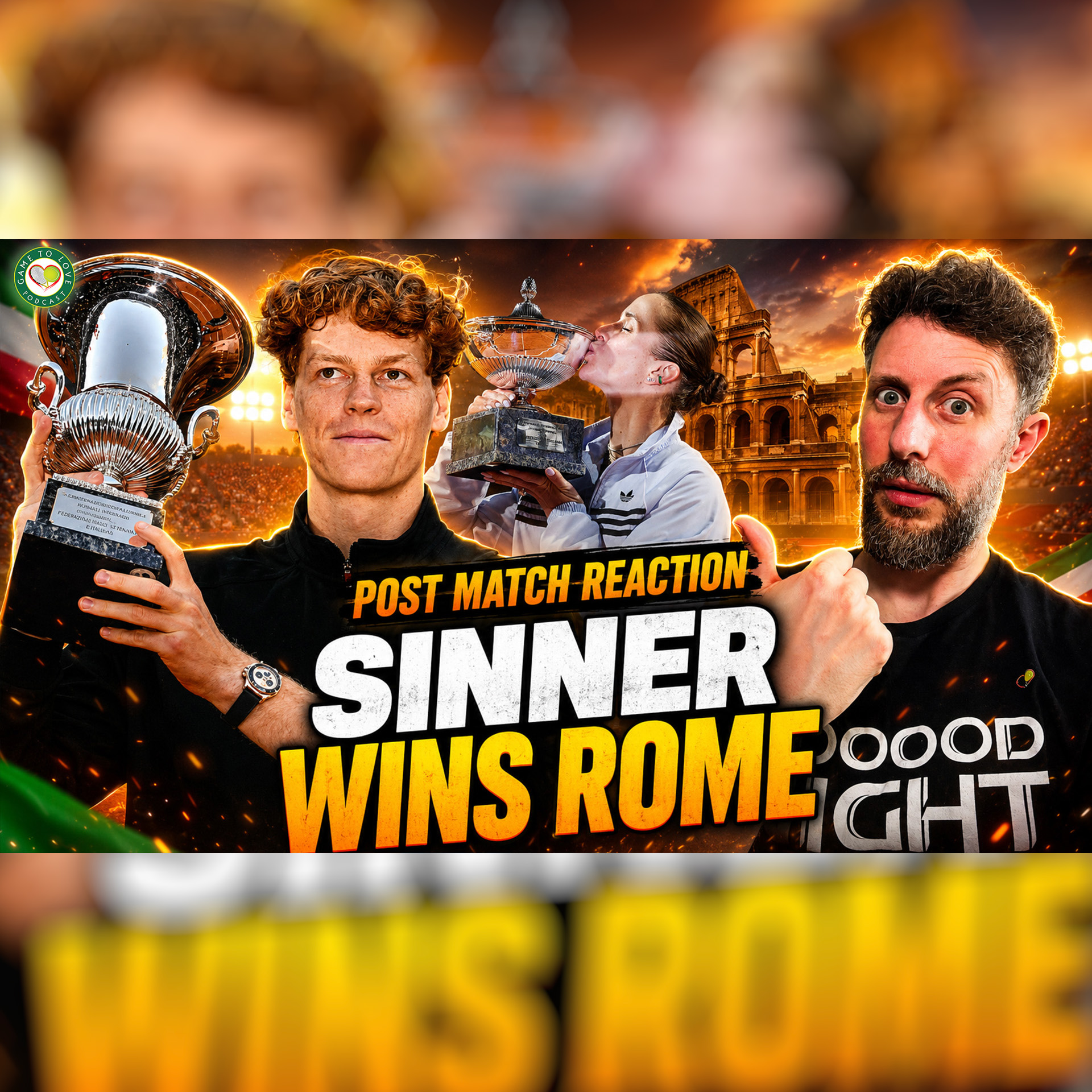 Sinner HISTORIC Rome Title Win! 🏆 Svitolina STUNS Gauff in EPIC final! | Post Match Reaction