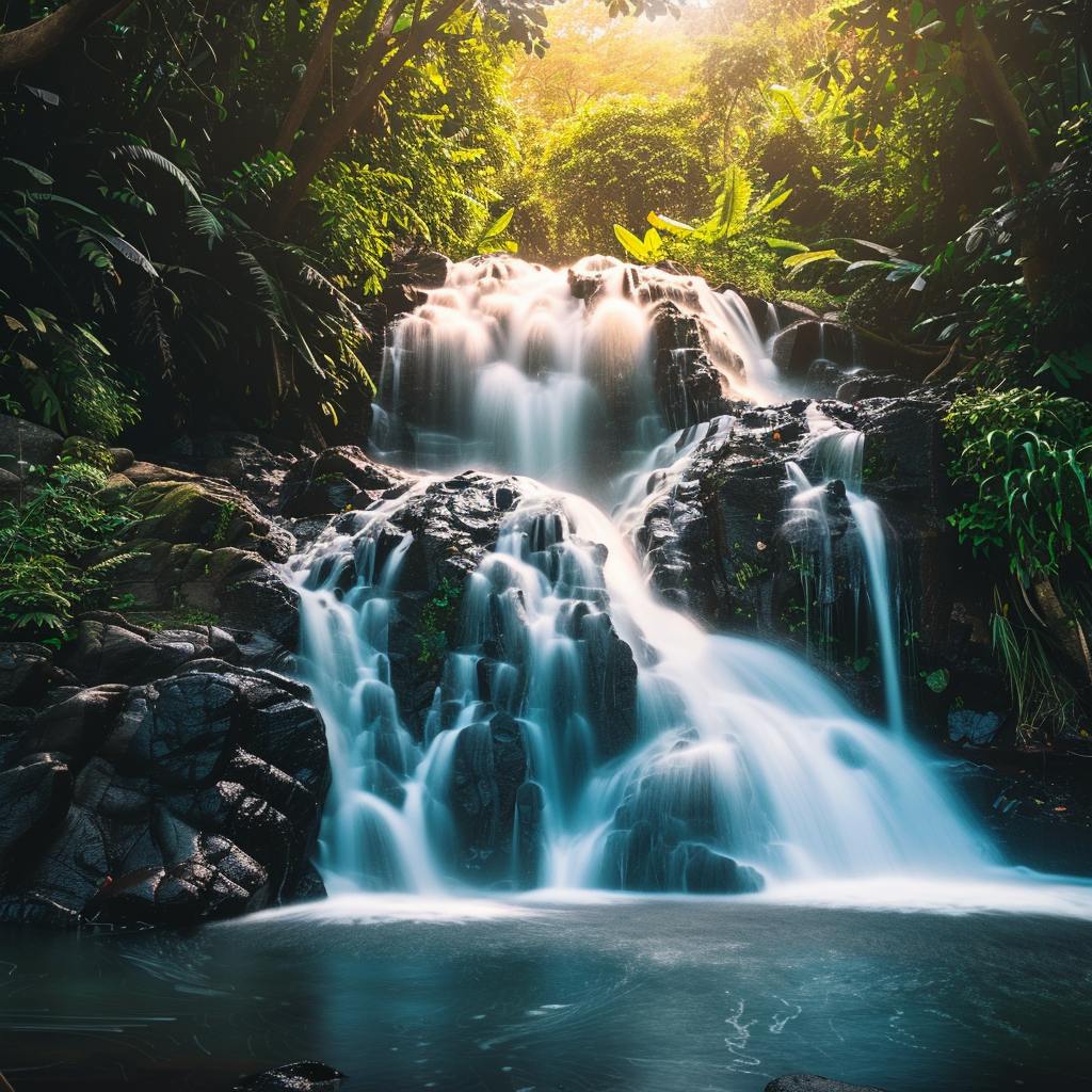 Relaxing Waterfall: 8 Hours of Natural Ambiance for Meditation & Sleep