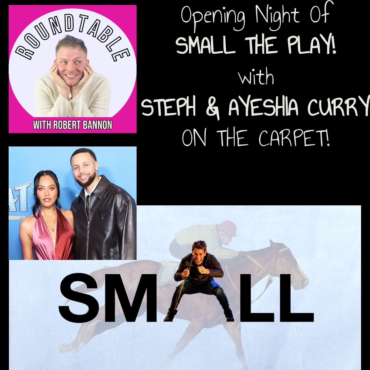Opening Night of SMALL! Steph & Ayesha Curry Hit the Carpet