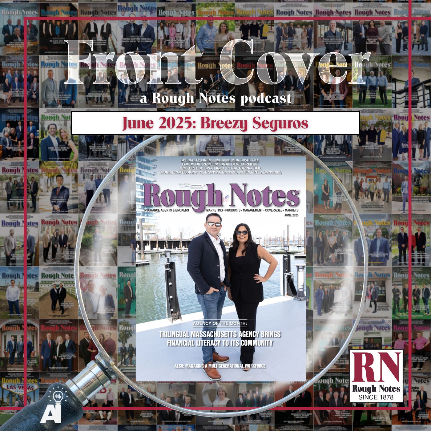 Rough Notes Front Cover, June 2025: Monica Adwani, Breezy Seguros