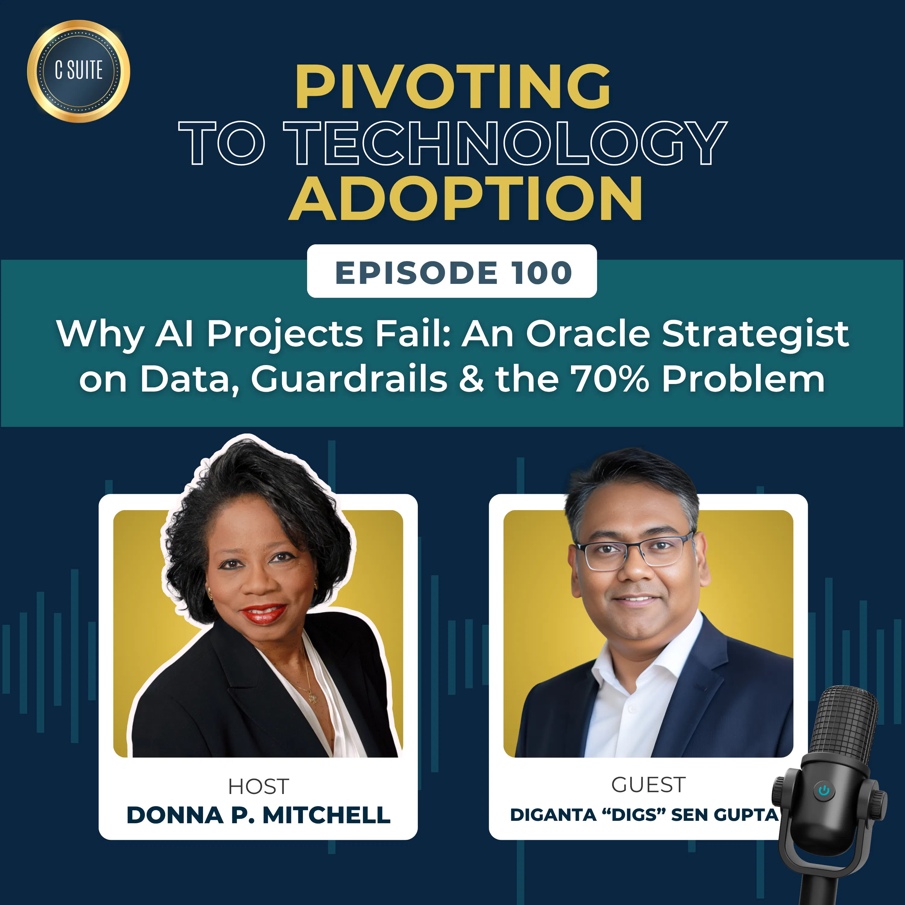 Why AI Projects Fail: An Oracle Strategist on Data, Guardrails & the 70% Problem | Diganta "Digs" Sen Gupta Why AI Projects Fail: An Oracle Strategist on Data, Guardrails & the 70% Problem | Diganta "Digs" Sen Gupta