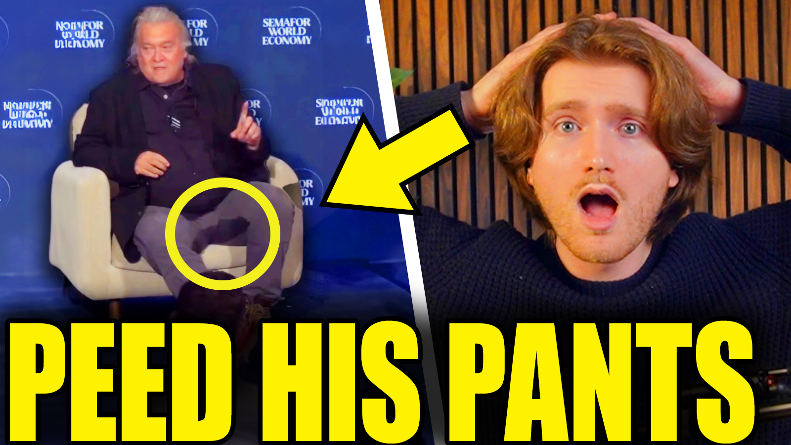 Steve Bannon Humiliated As Pants Peeing Scandal Goes Viral episode artwork