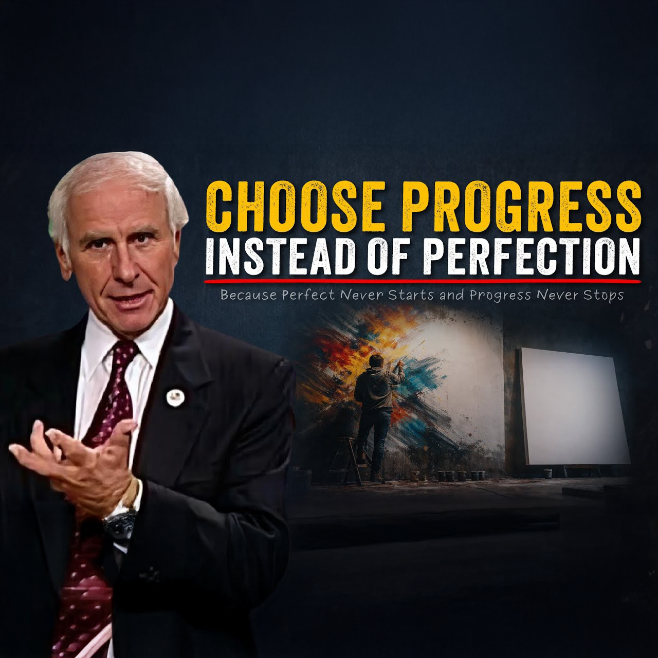 The Principle of Progress Over Perfection | Jim Rohn Motivation
