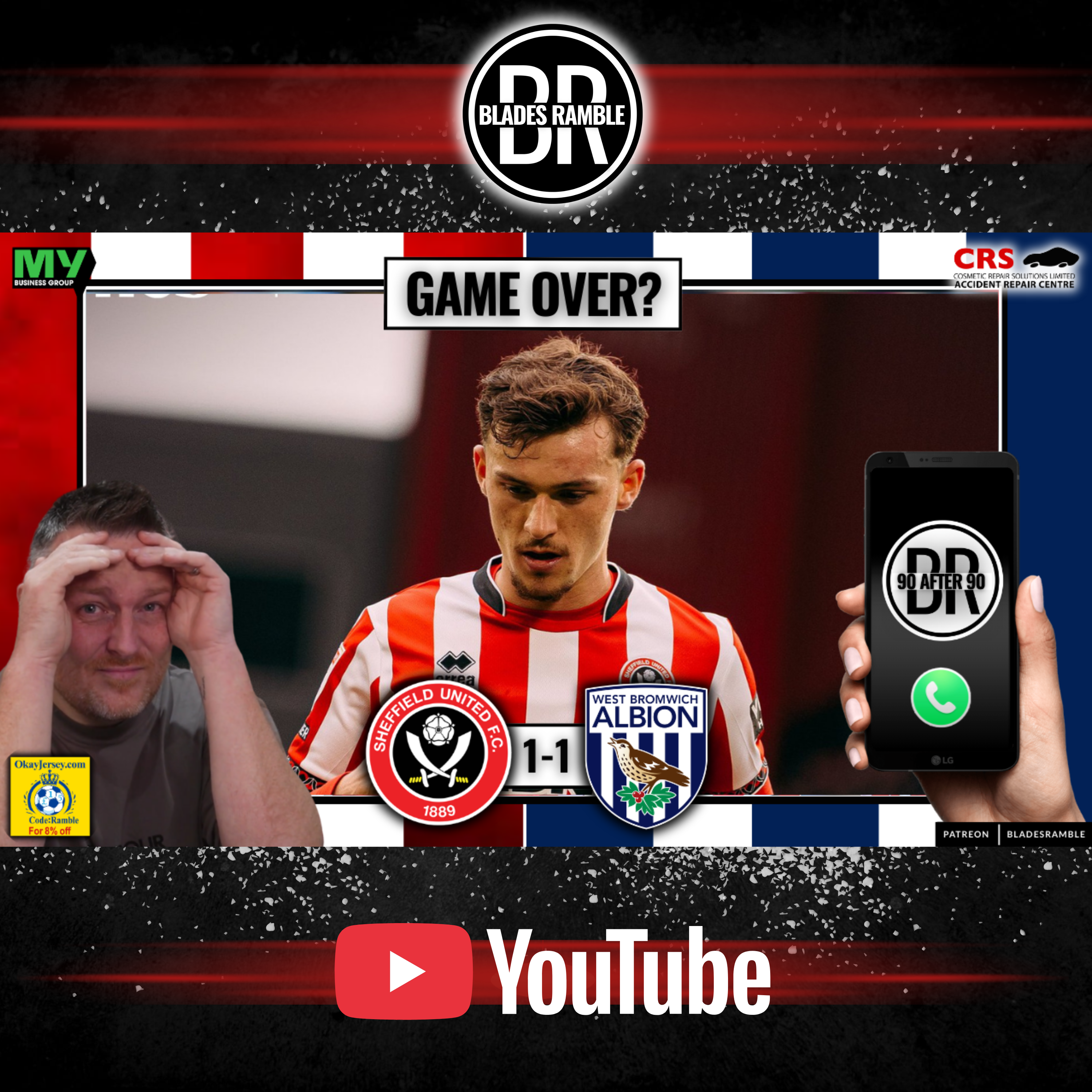 📱⚔️ 90 AFTER 90 | GAME OVER?! | SHEFFIELD UNITED 1-1 WEST BROM⚔️📱