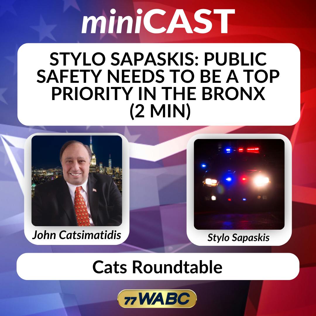 Stylo Sapaskis: Public Safety Needs to Be a Top Priority in the Bronx (2 min) Stylo Sapaskis: Public Safety Needs to Be a Top Priority in the Bronx (2 min)