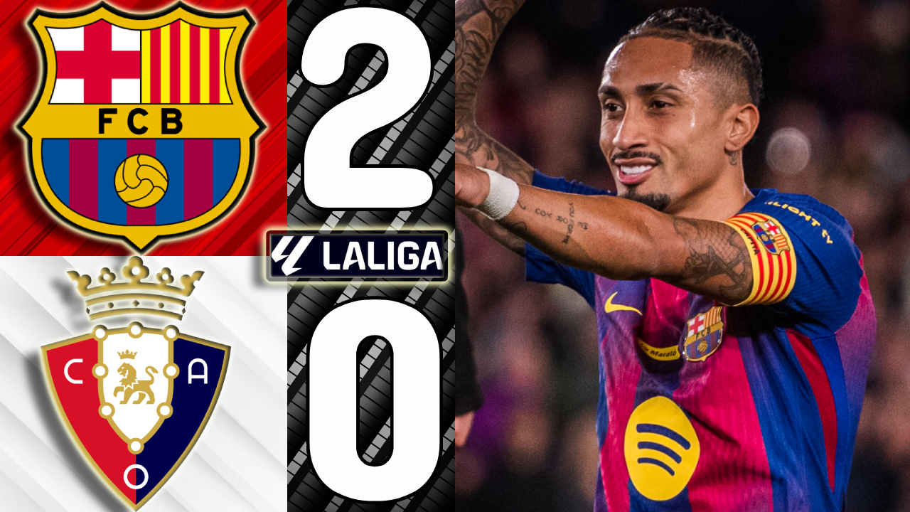 🎥 Barcelona vs. Osasuna [1-0] - Match Review (La Liga 2024/2025) episode artwork