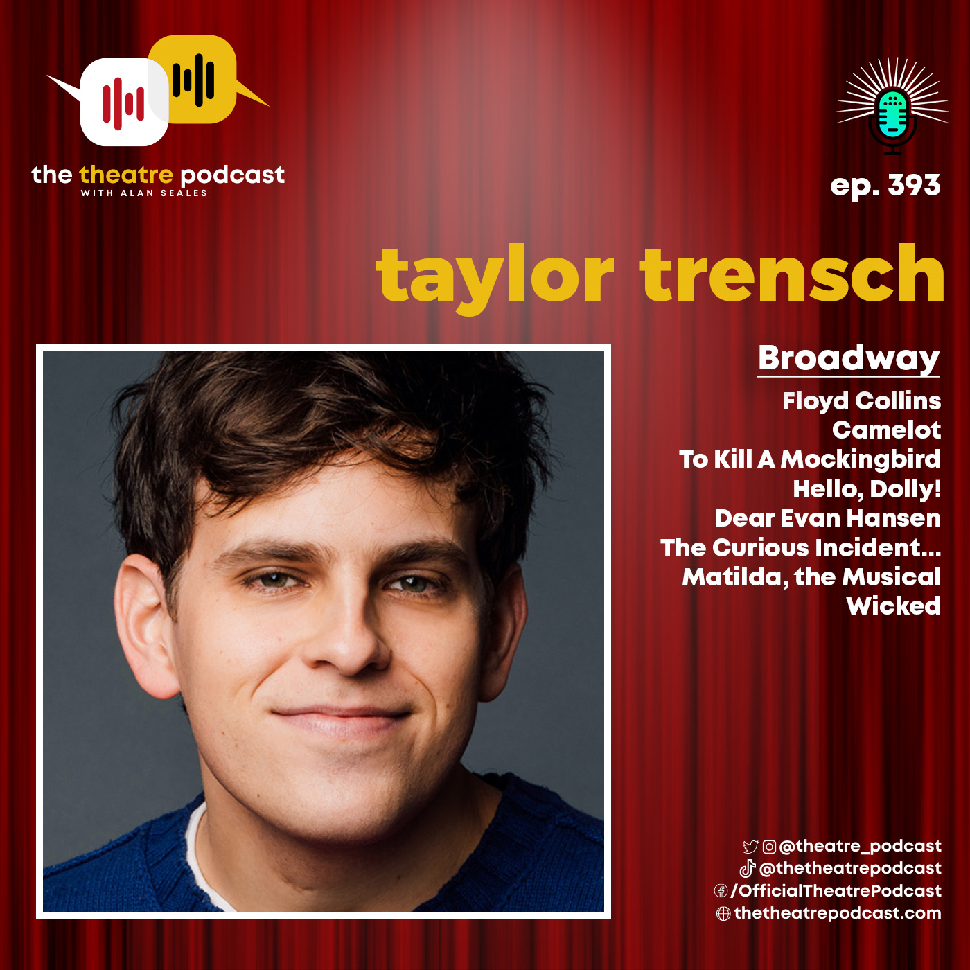 Taylor Trensch: A Pink-Eared Dog and a Tony Nominee Walk Into a Theater…