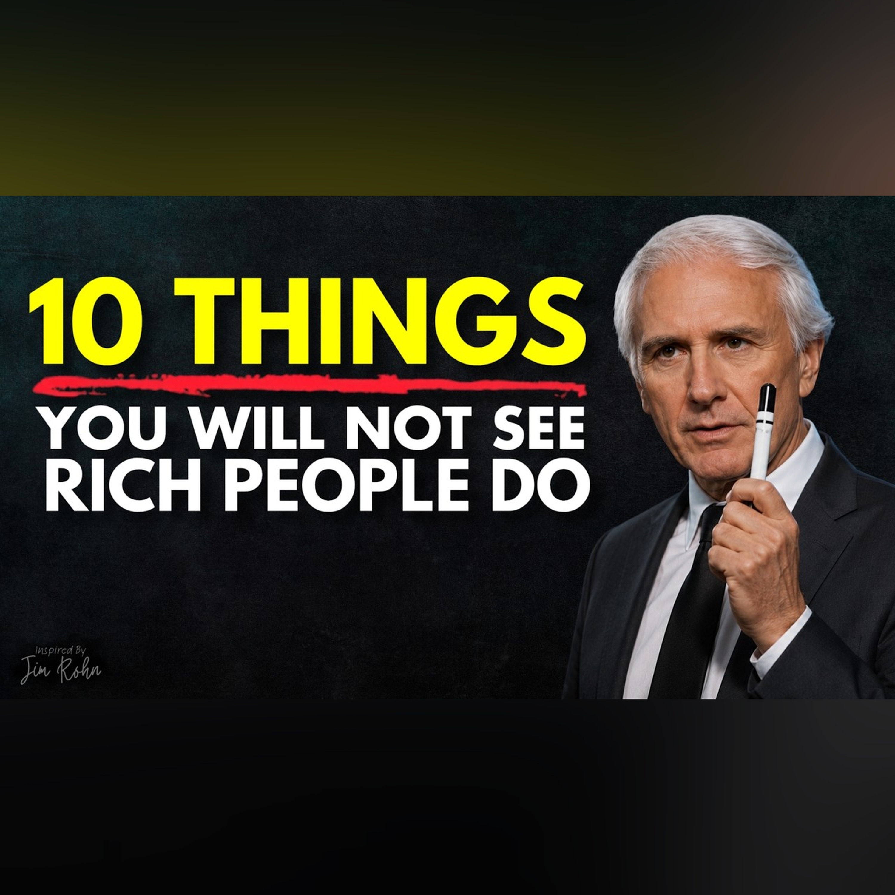 10 Things You Must Quit If You Want to Get Rich | Jim Rohn Motivation