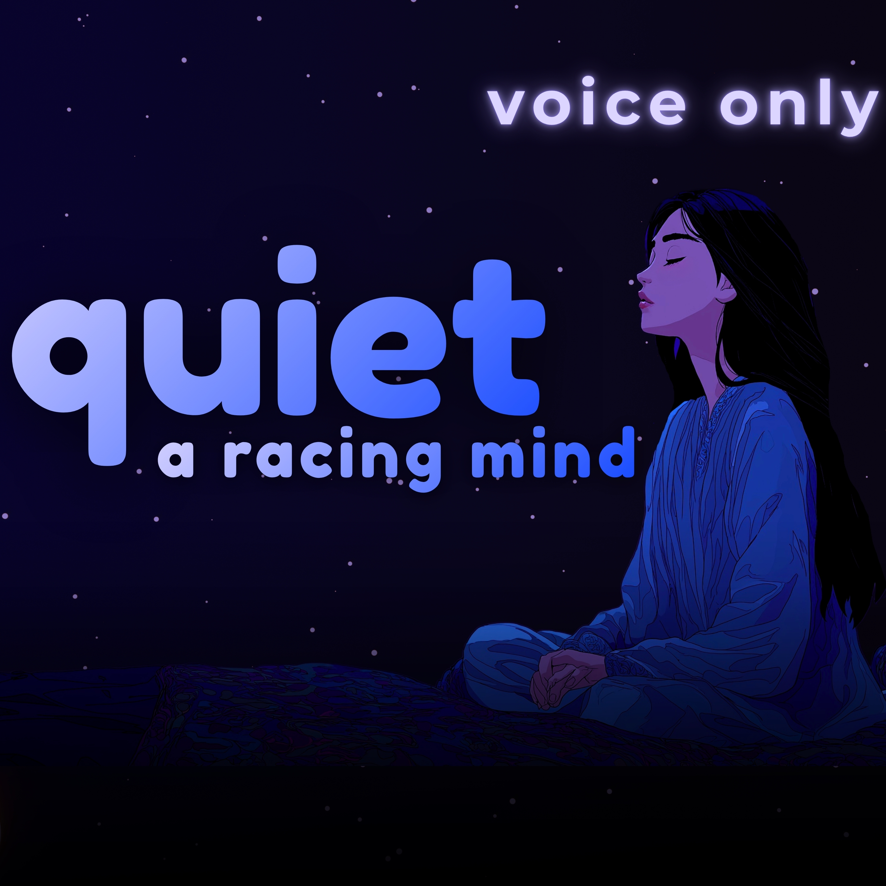 Deep Sleep Meditation Hypnosis for Stress, Anxiety, Overthinking (Voice Only)