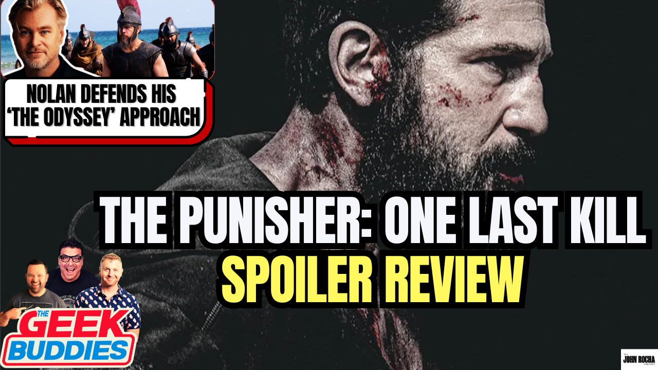 PUNISHER One Last Kill Review, Nolan Defends His 'Odyssey' Choices episode artwork